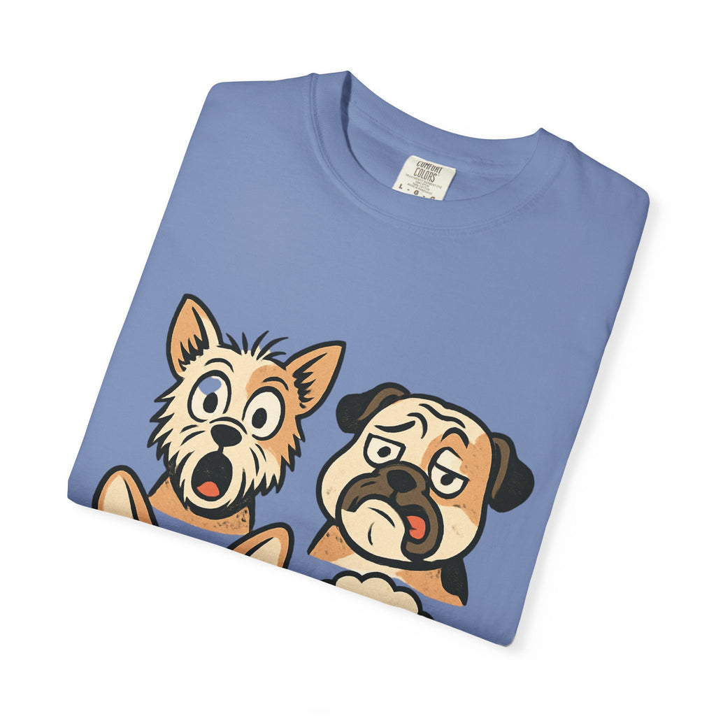 Cartoon Dog Faces T-Shirt