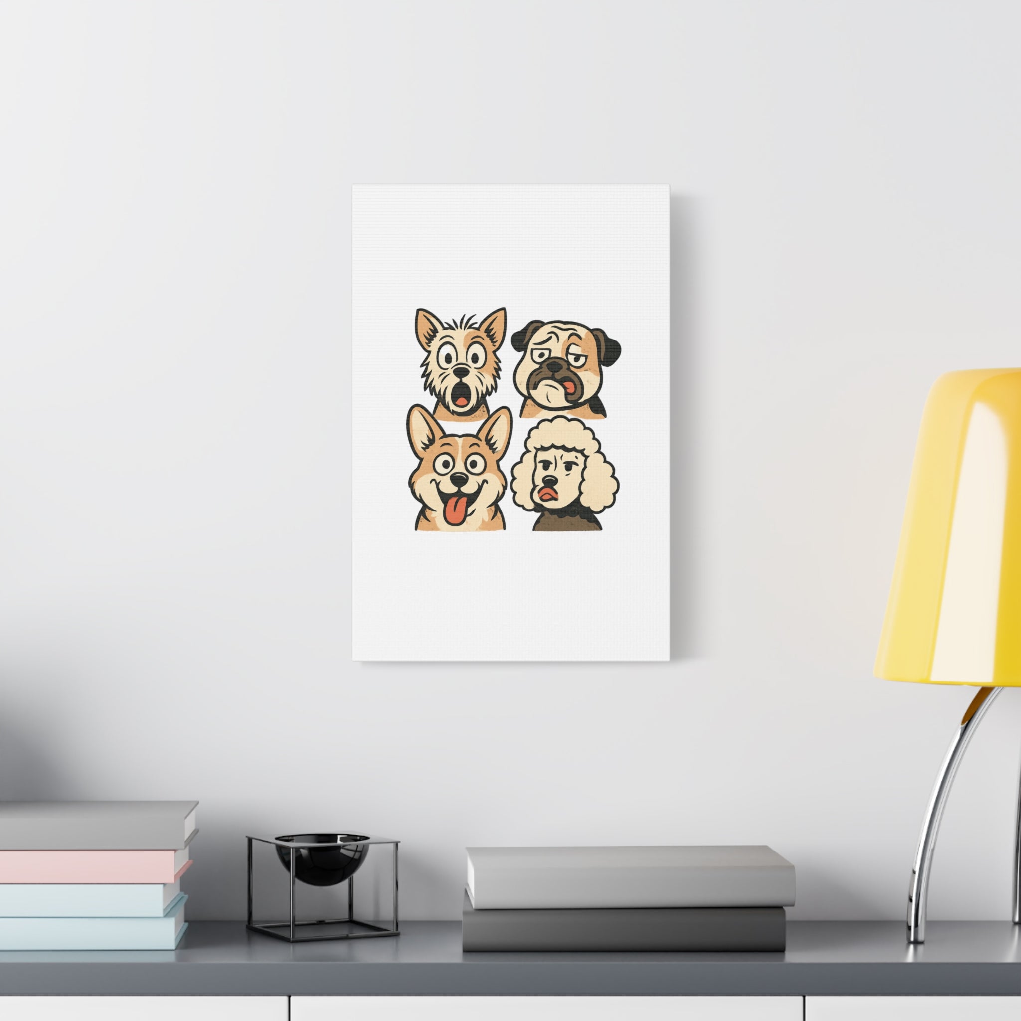 Canvas Print - Dog Faces Wall Art