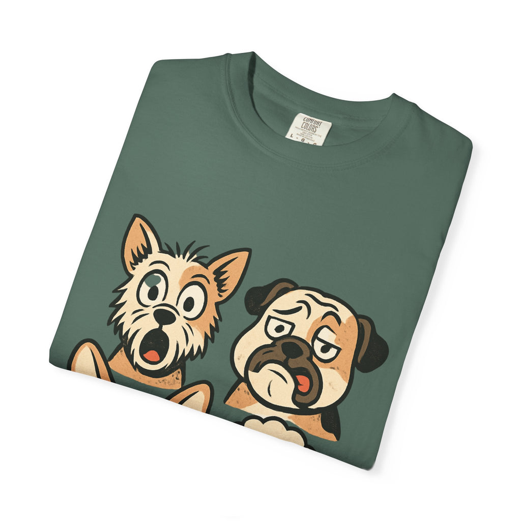 Cartoon Dog Faces T-Shirt