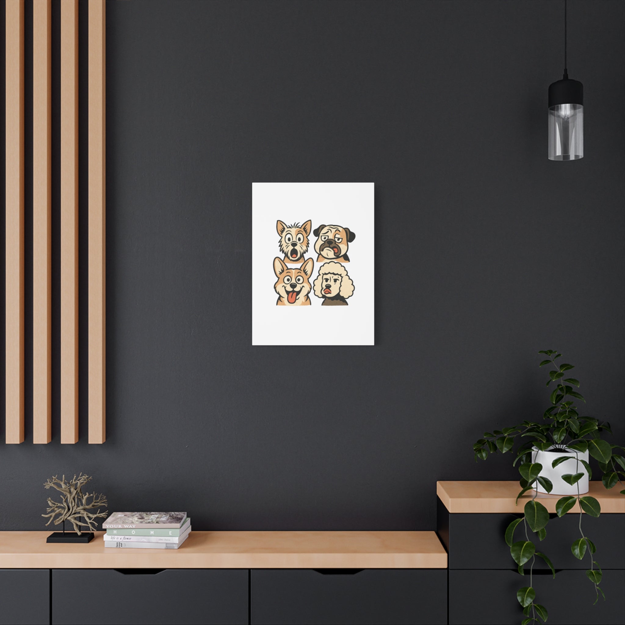 Canvas Print - Dog Faces Wall Art