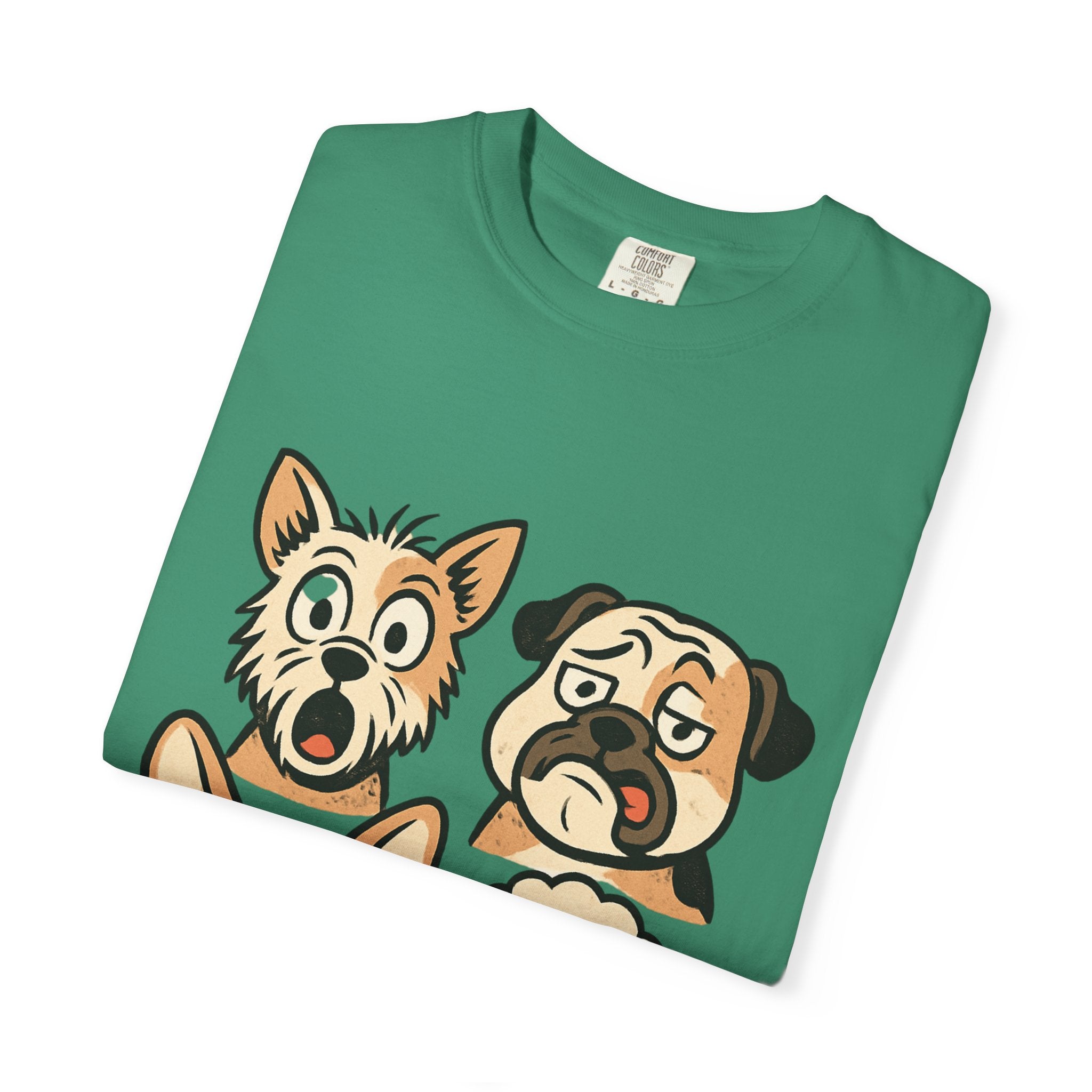 Cartoon Dog Faces T-Shirt