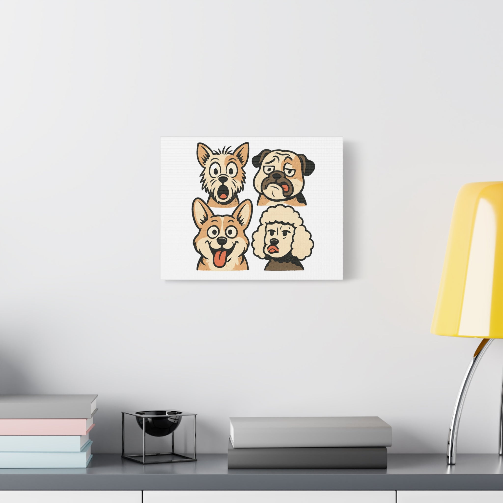 Canvas Print - Dog Faces Wall Art