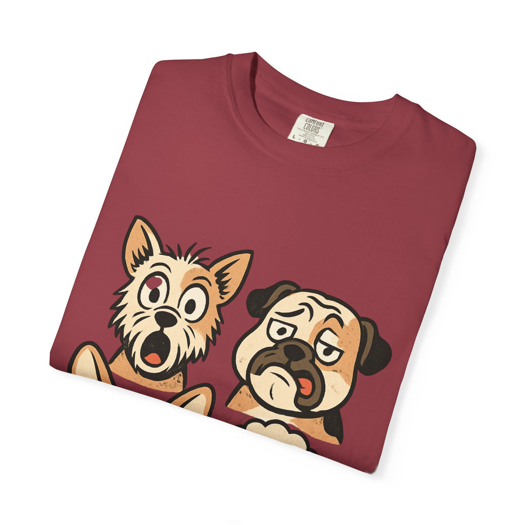 Cartoon Dog Faces T-Shirt