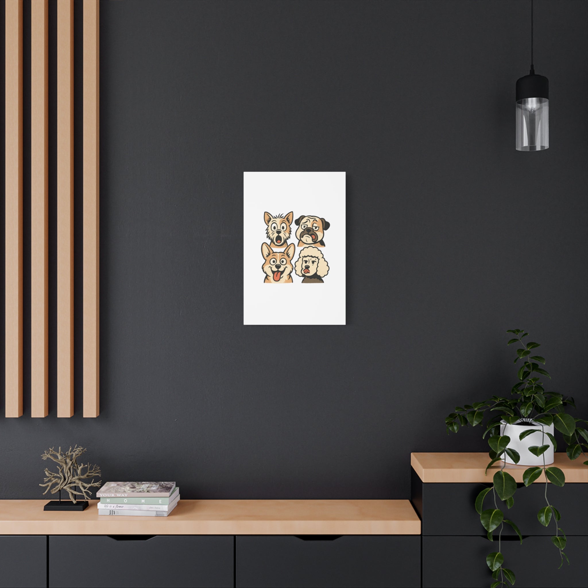 Canvas Print - Dog Faces Wall Art