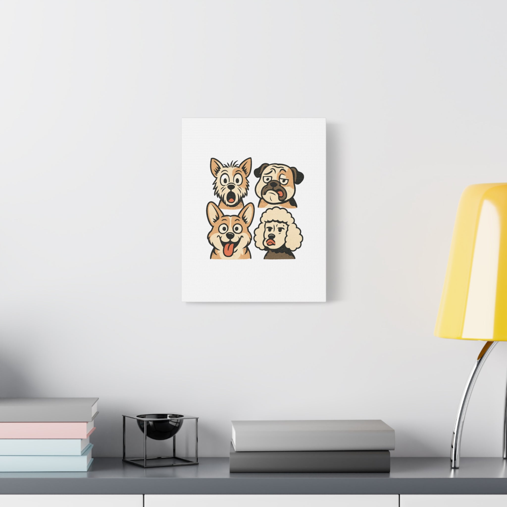 Canvas Print - Dog Faces Wall Art