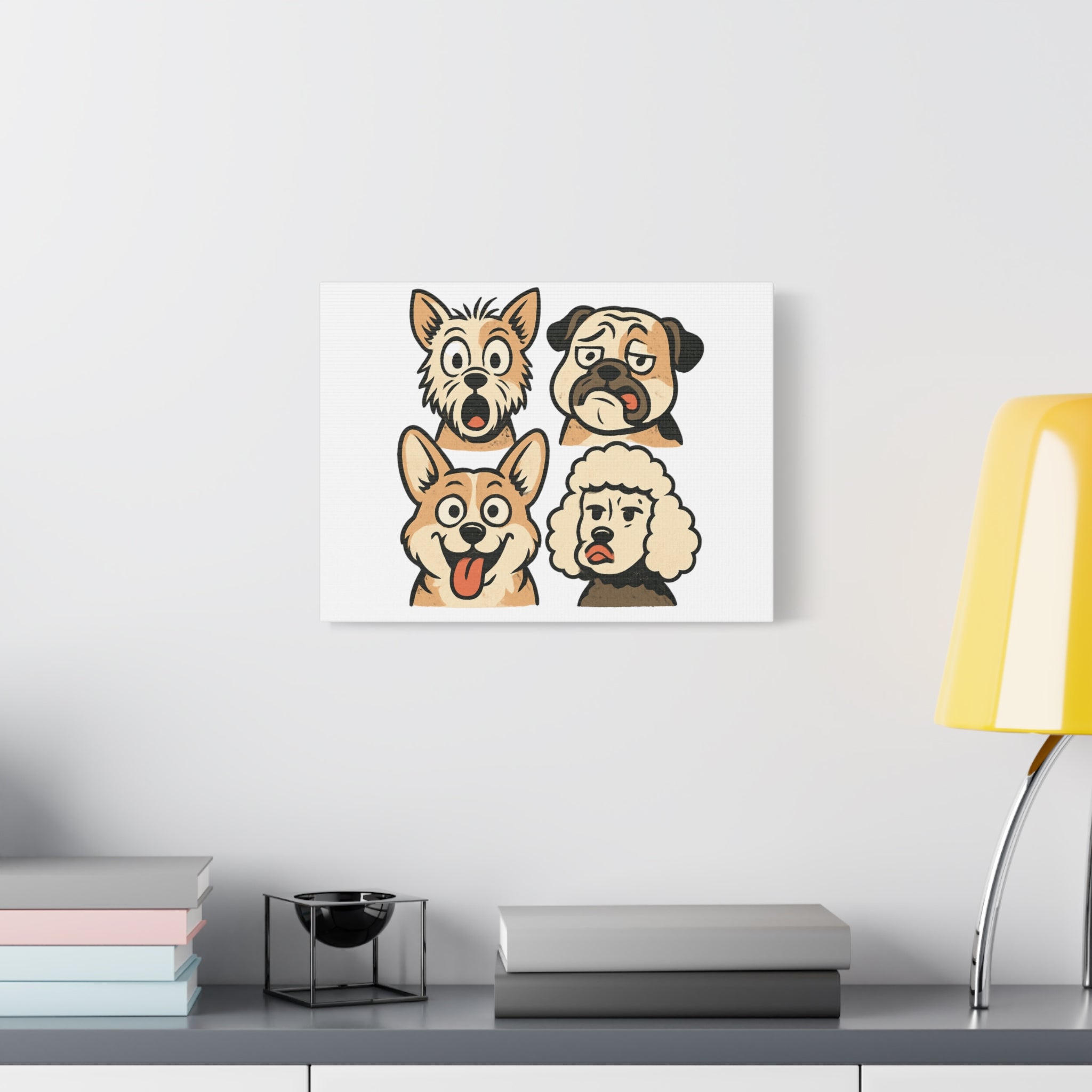Canvas Print - Dog Faces Wall Art