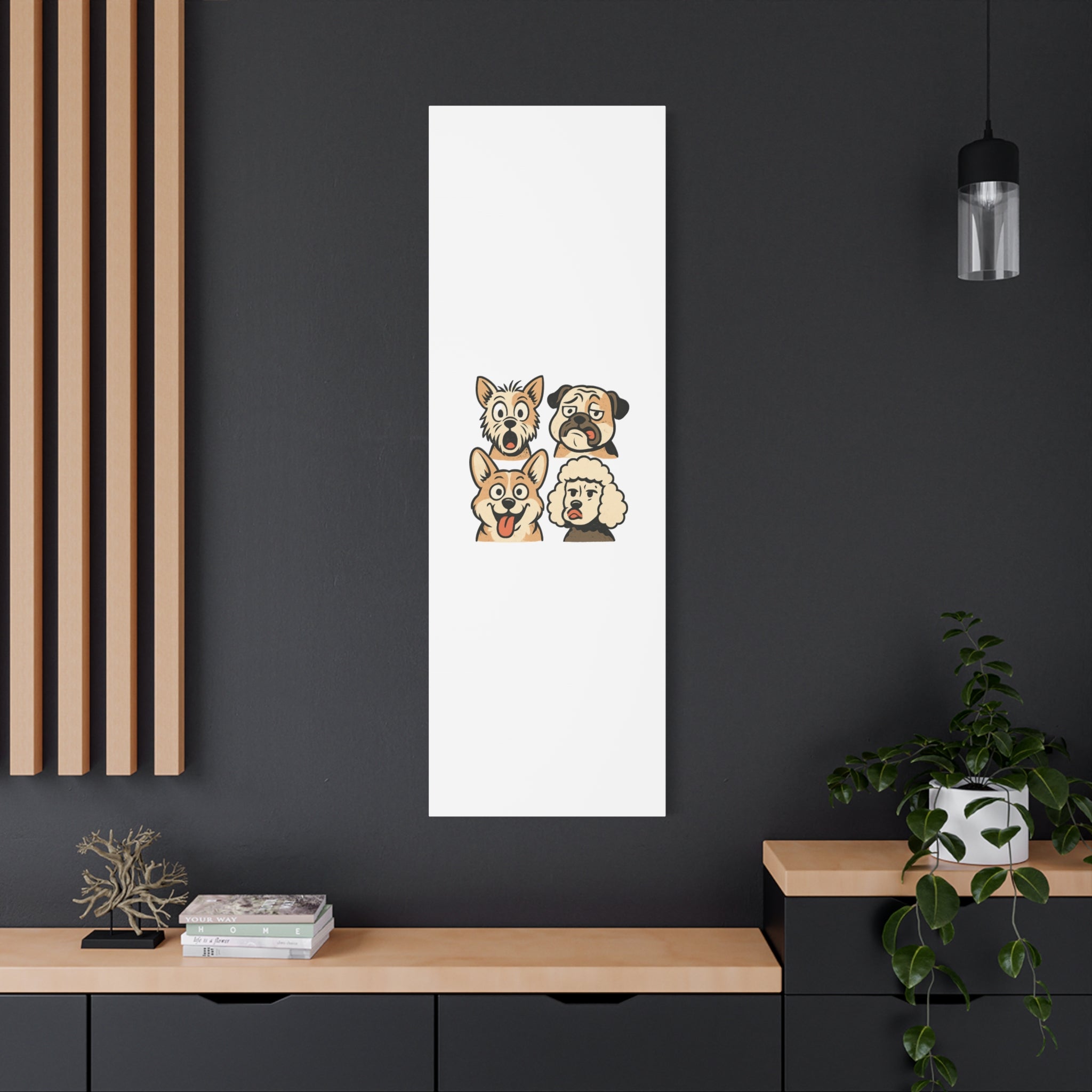 Canvas Print - Dog Faces Wall Art