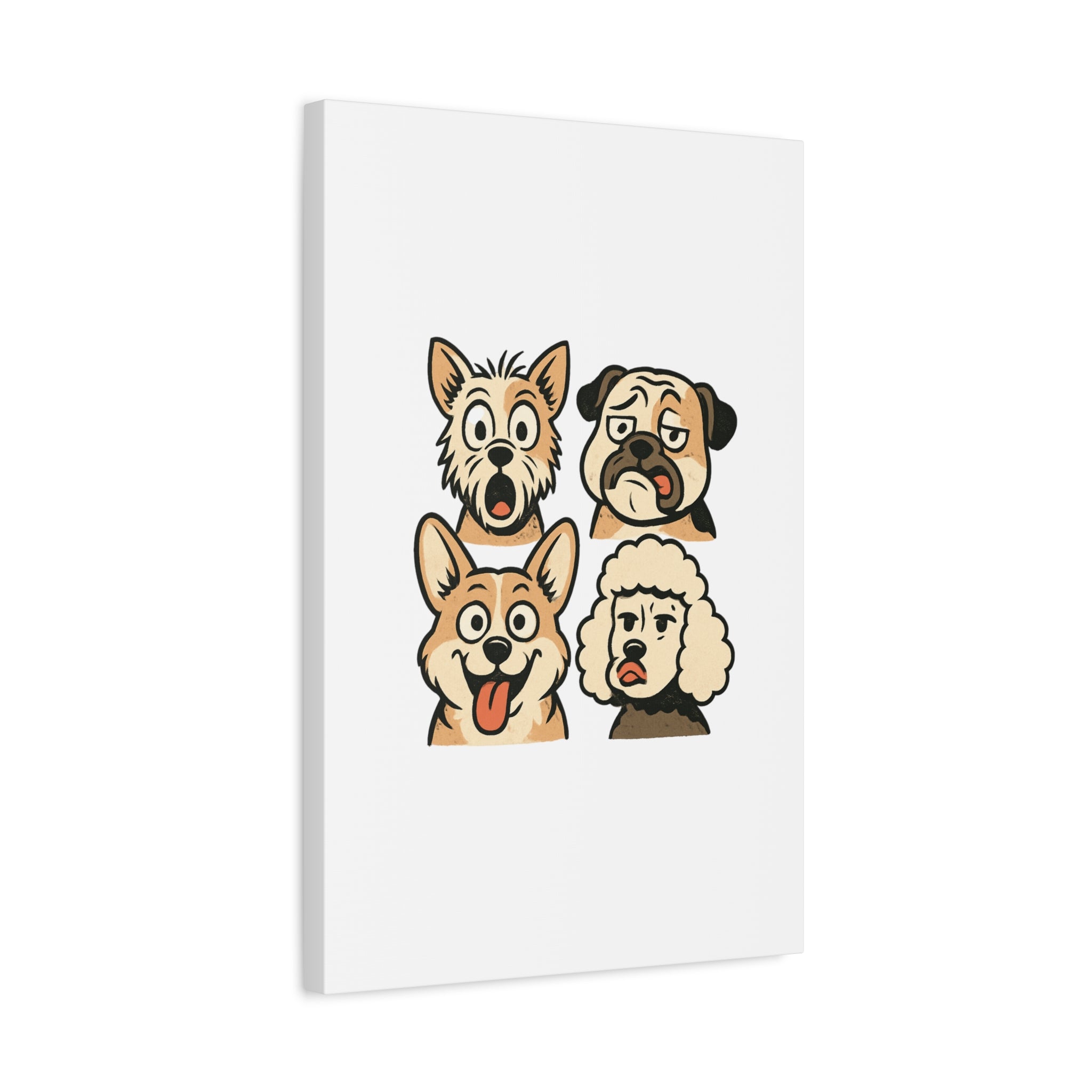 Canvas Print - Dog Faces Wall Art