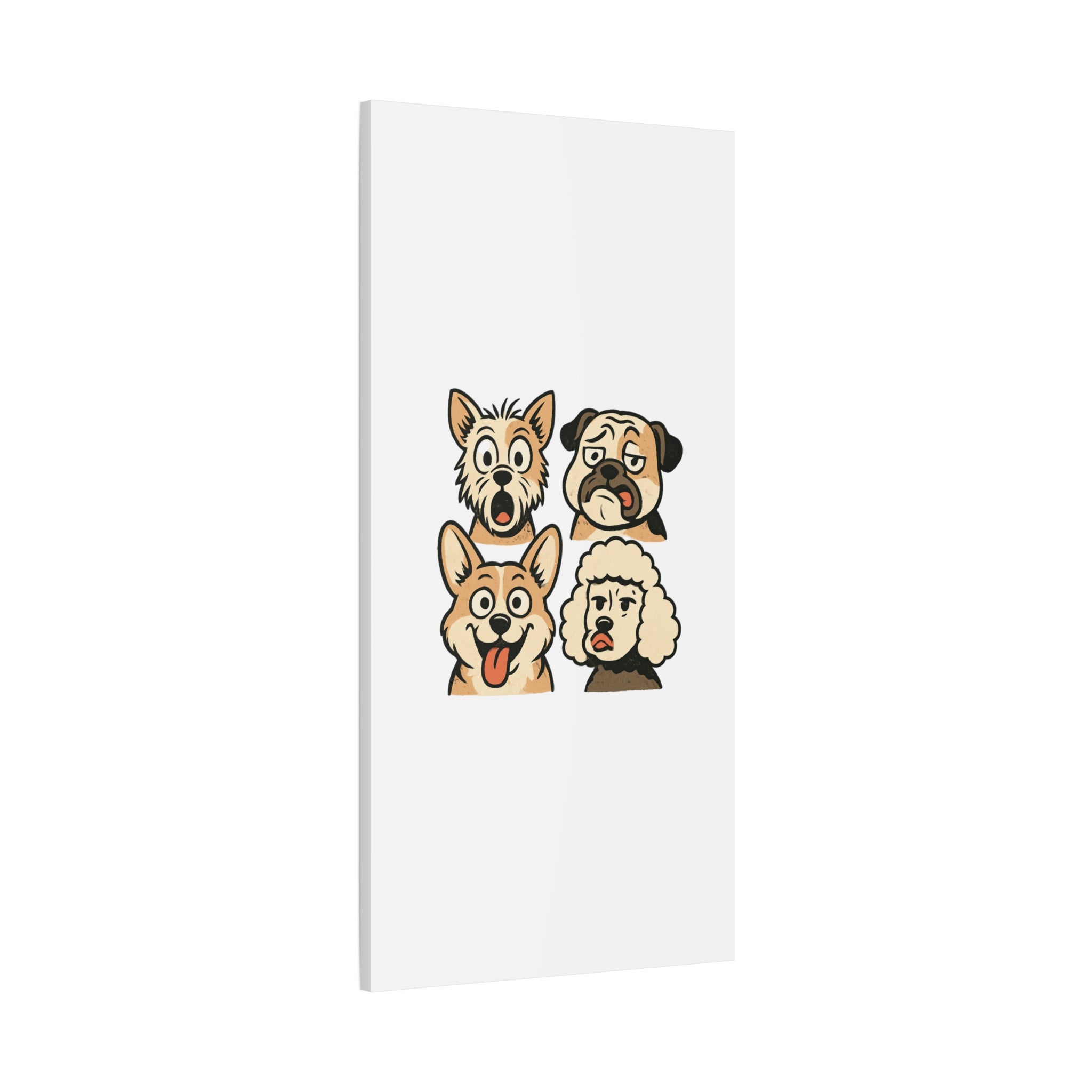 Canvas Print - Dog Faces Wall Art
