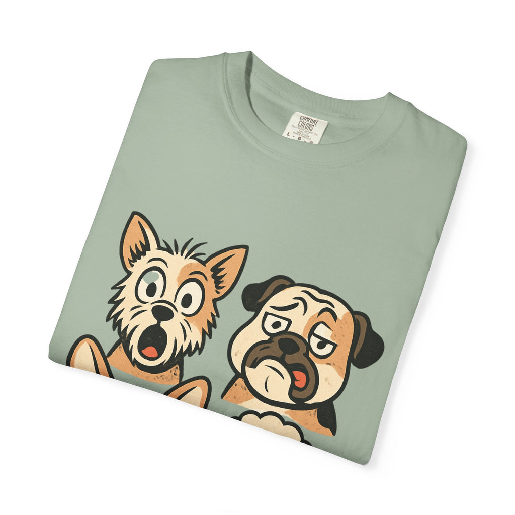 Cartoon Dog Faces T-Shirt