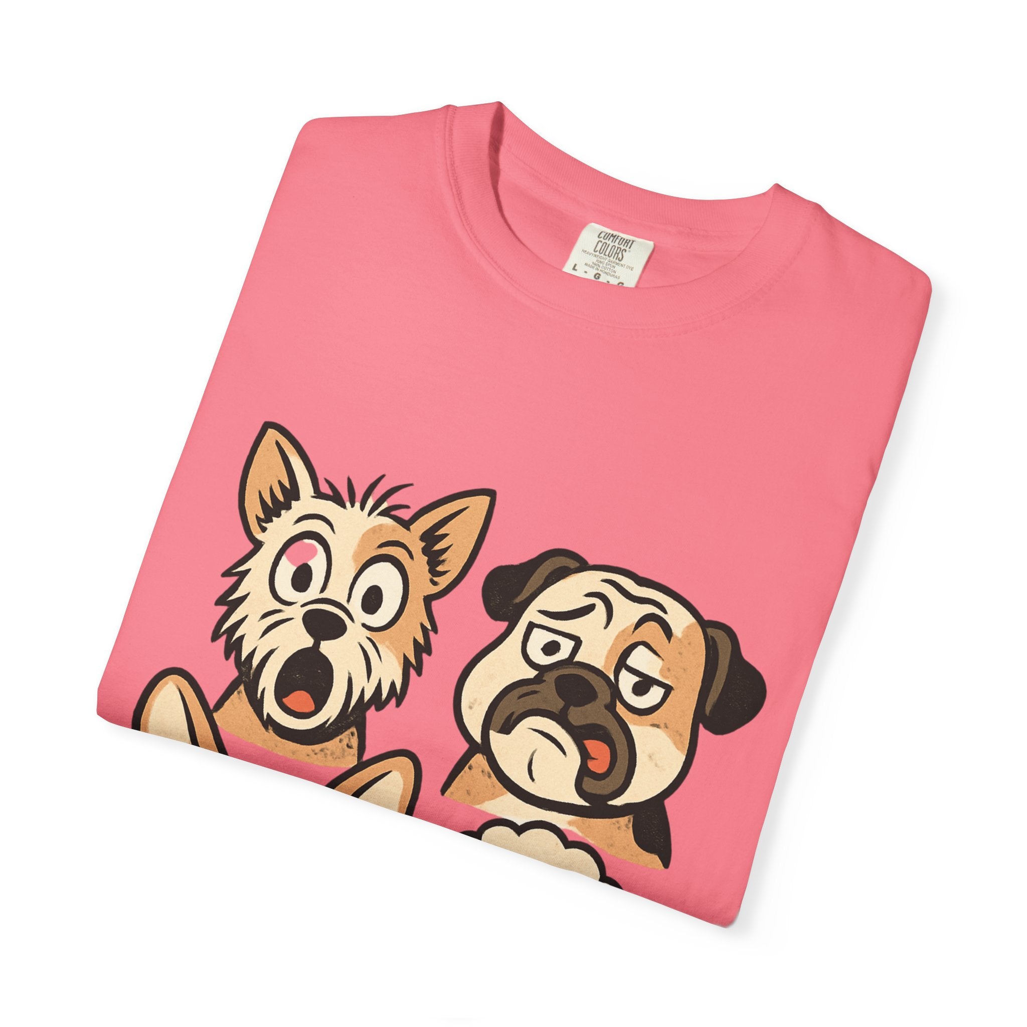Cartoon Dog Faces T-Shirt