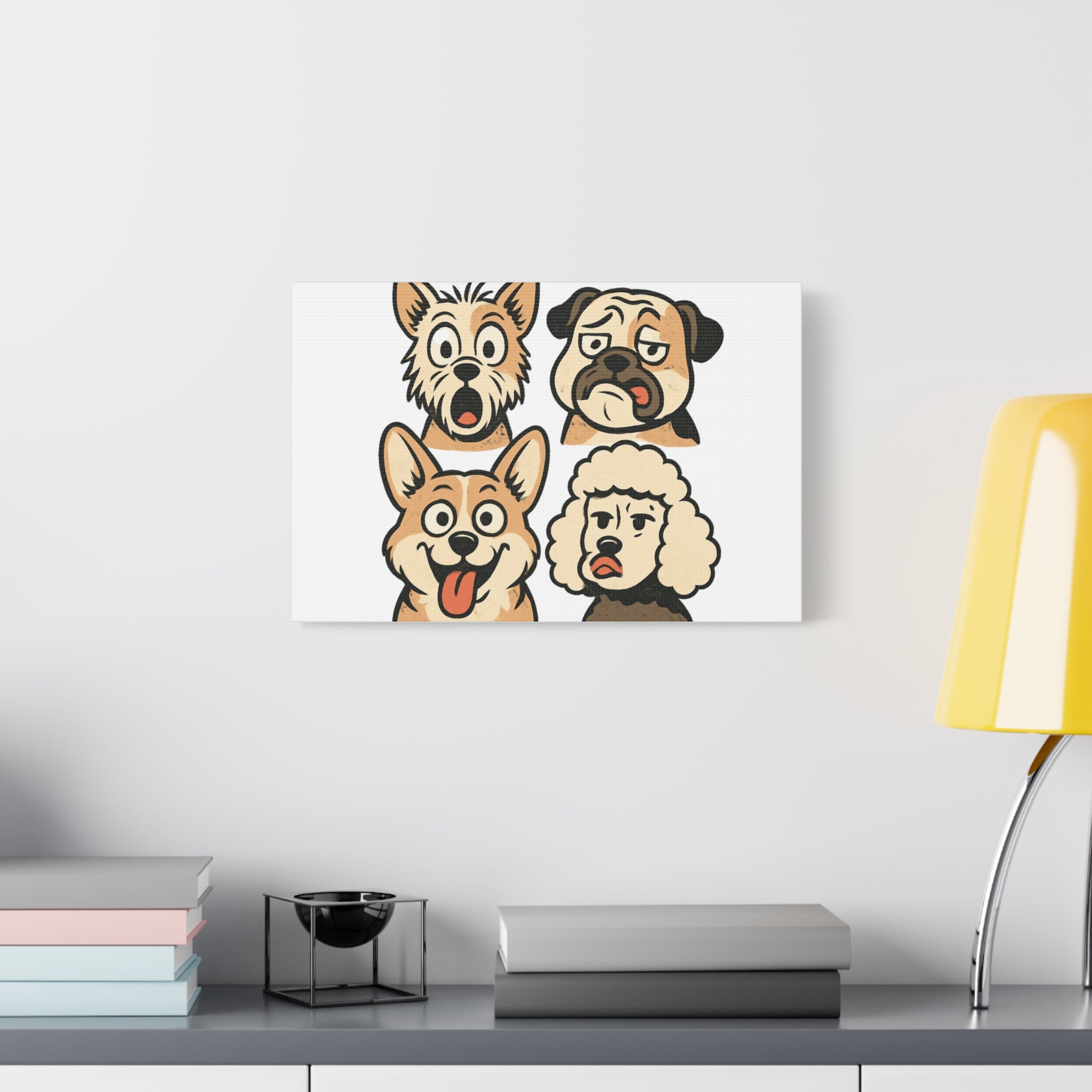Canvas Print - Dog Faces Wall Art