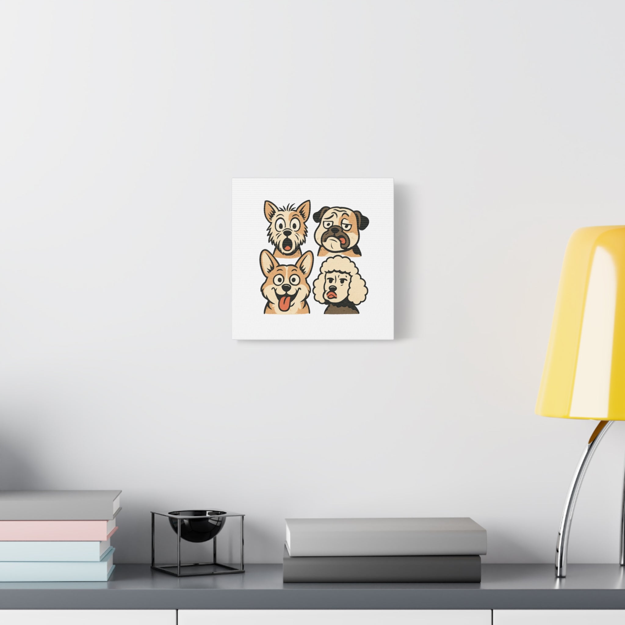 Canvas Print - Dog Faces Wall Art