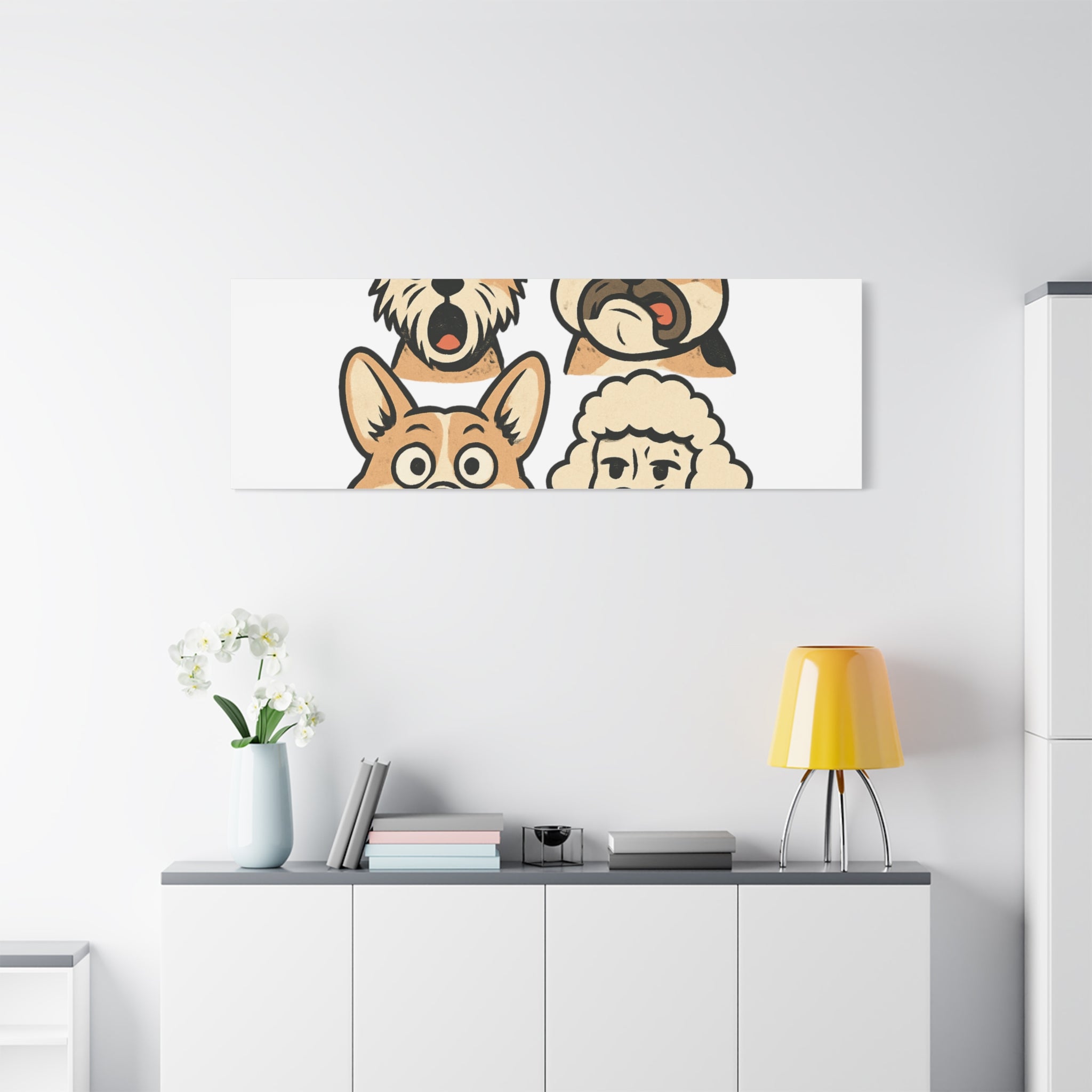 Canvas Print - Dog Faces Wall Art