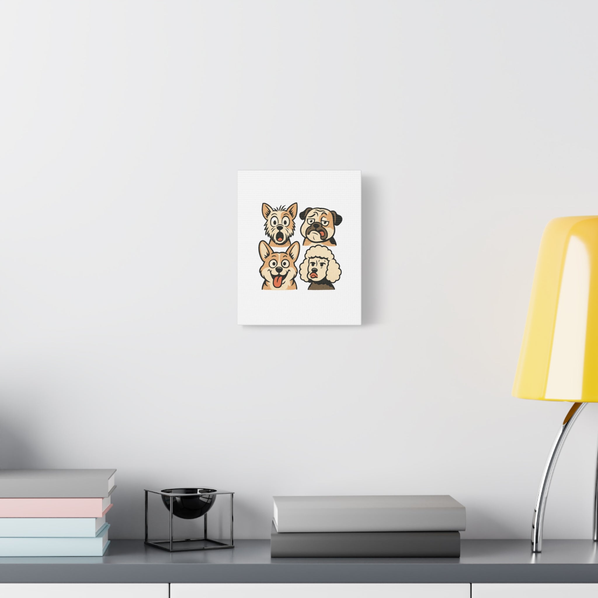 Canvas Print - Dog Faces Wall Art