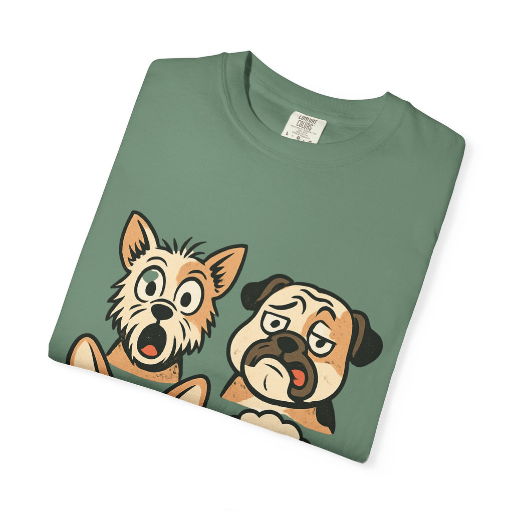 Cartoon Dog Faces T-Shirt