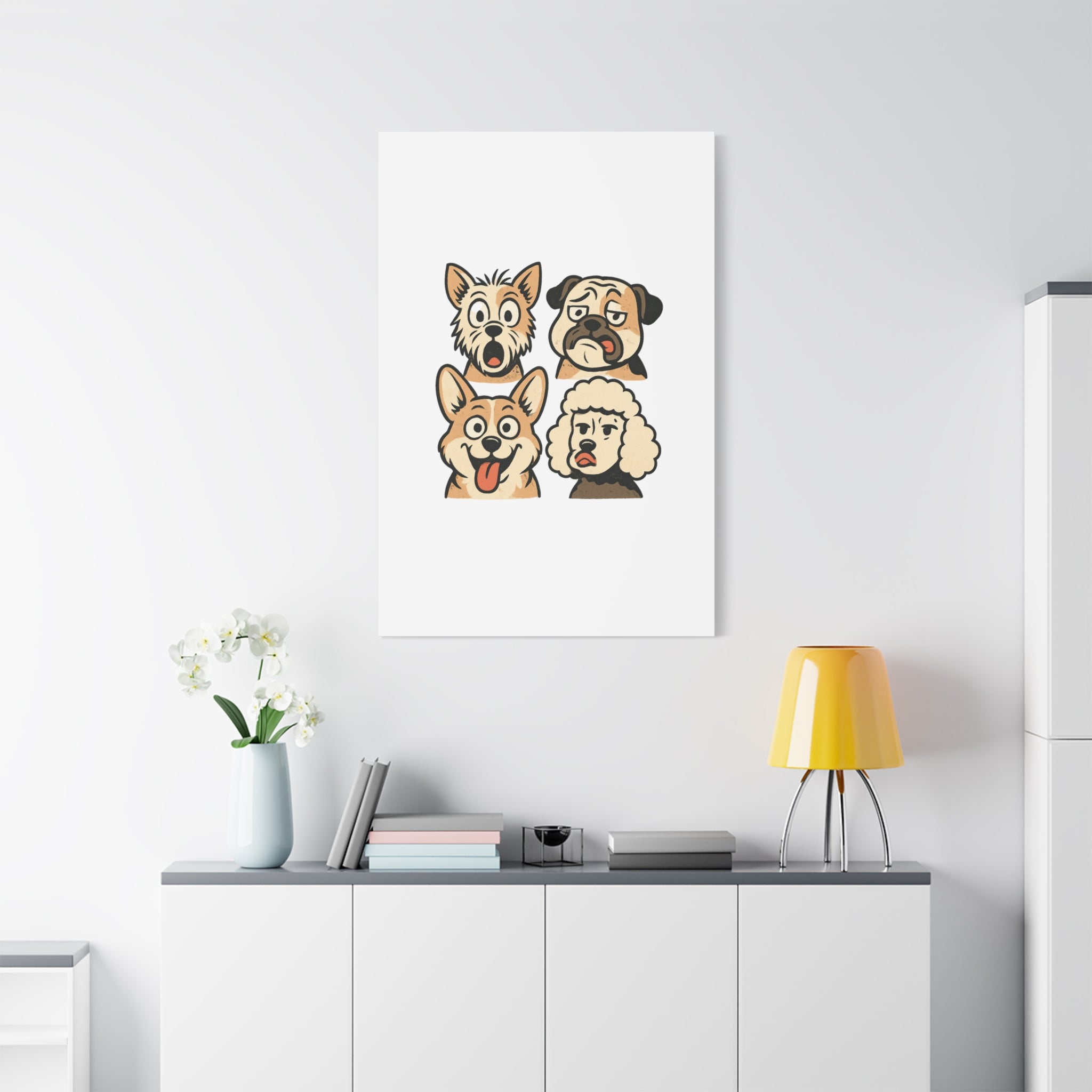 Canvas Print - Dog Faces Wall Art