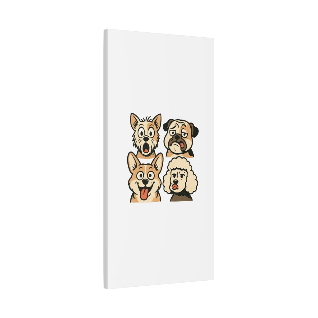 Canvas Print - Dog Faces Wall Art