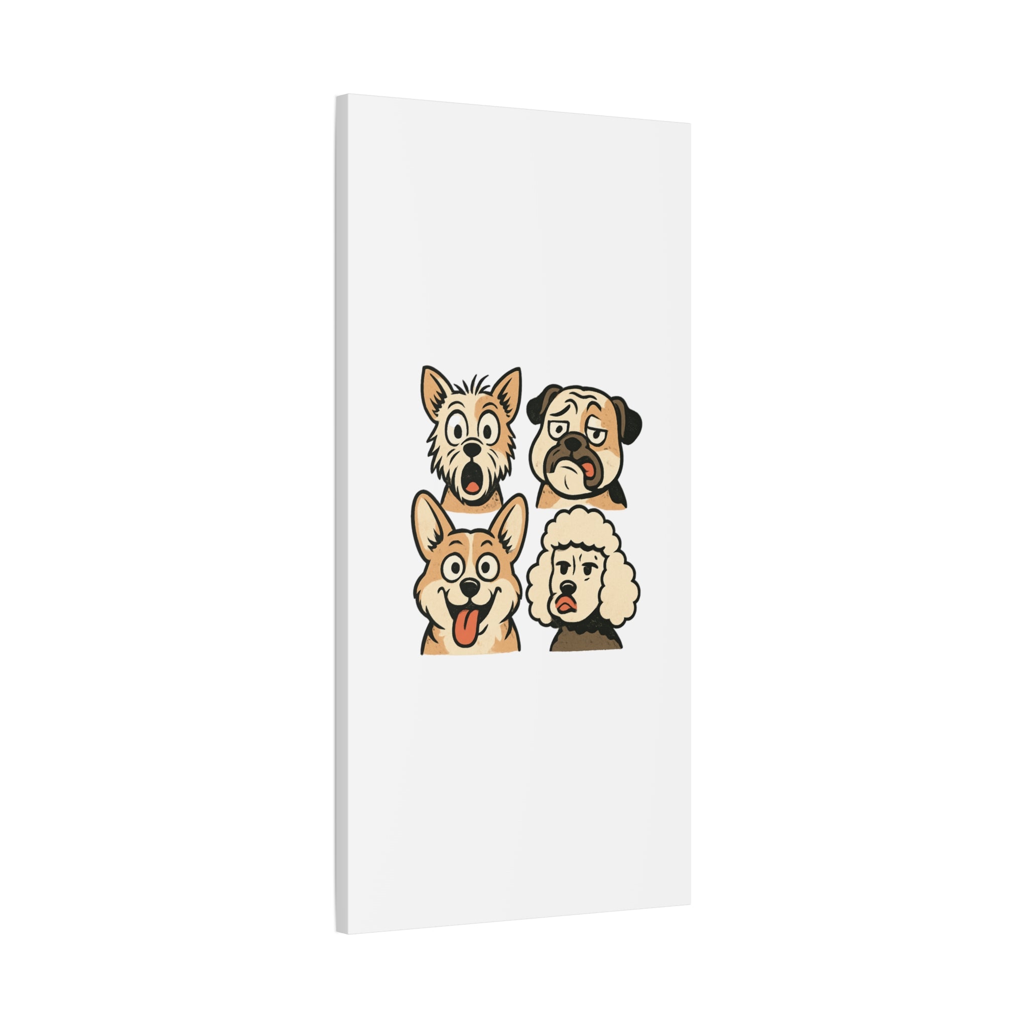 Canvas Print - Dog Faces Wall Art