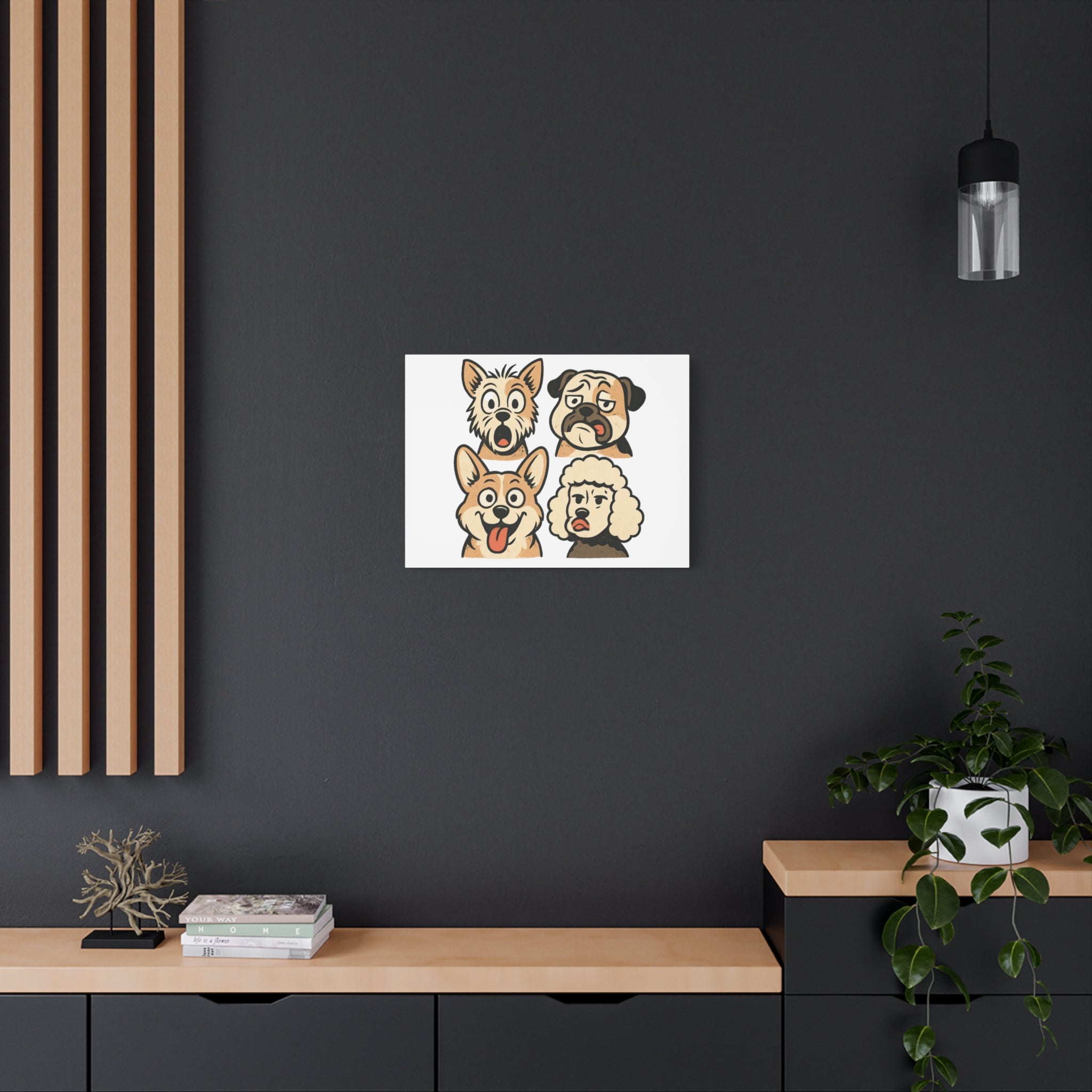 Canvas Print - Dog Faces Wall Art