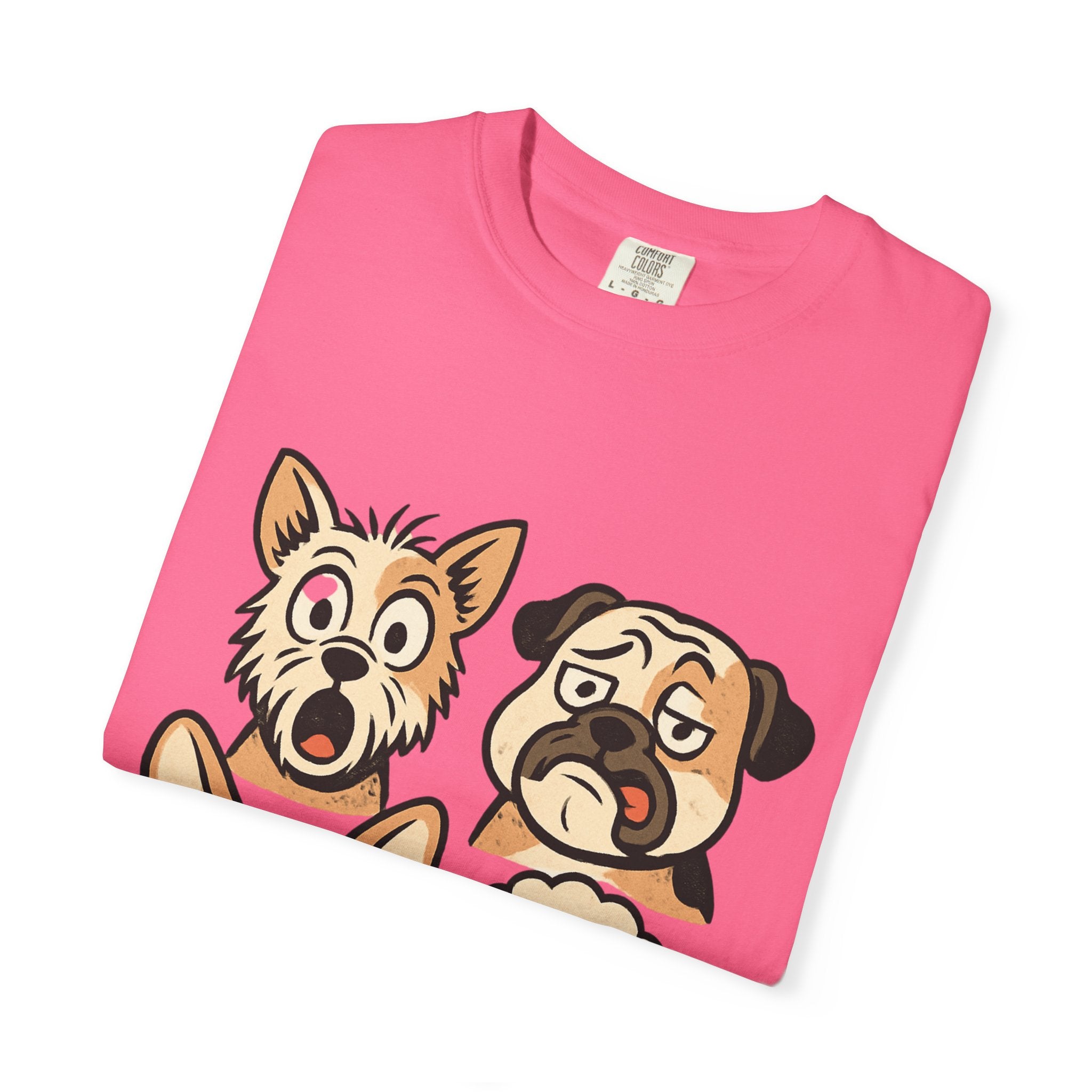 Cartoon Dog Faces T-Shirt