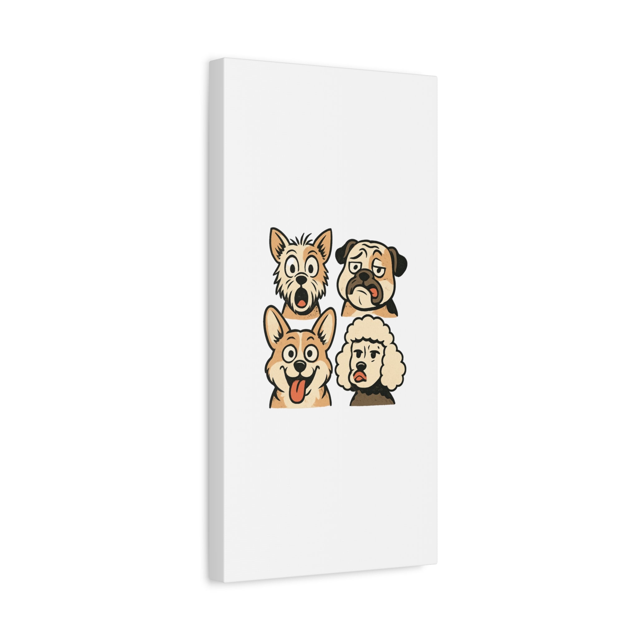 Canvas Print - Dog Faces Wall Art