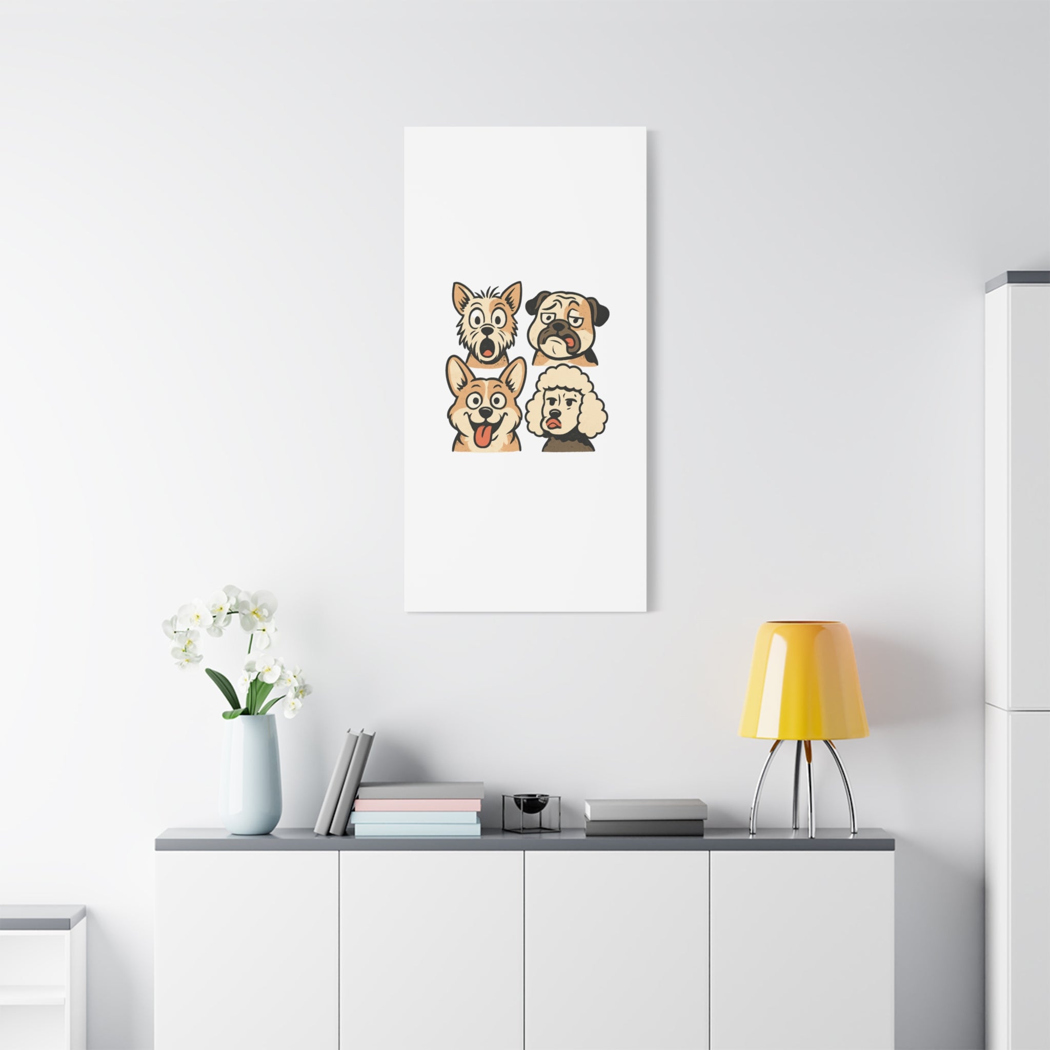 Canvas Print - Dog Faces Wall Art