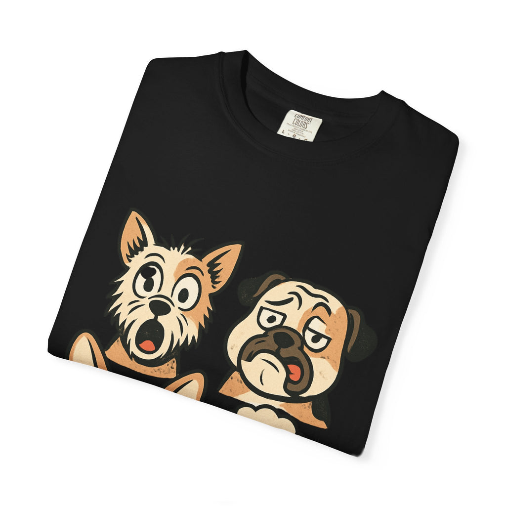 Cartoon Dog Faces T-Shirt