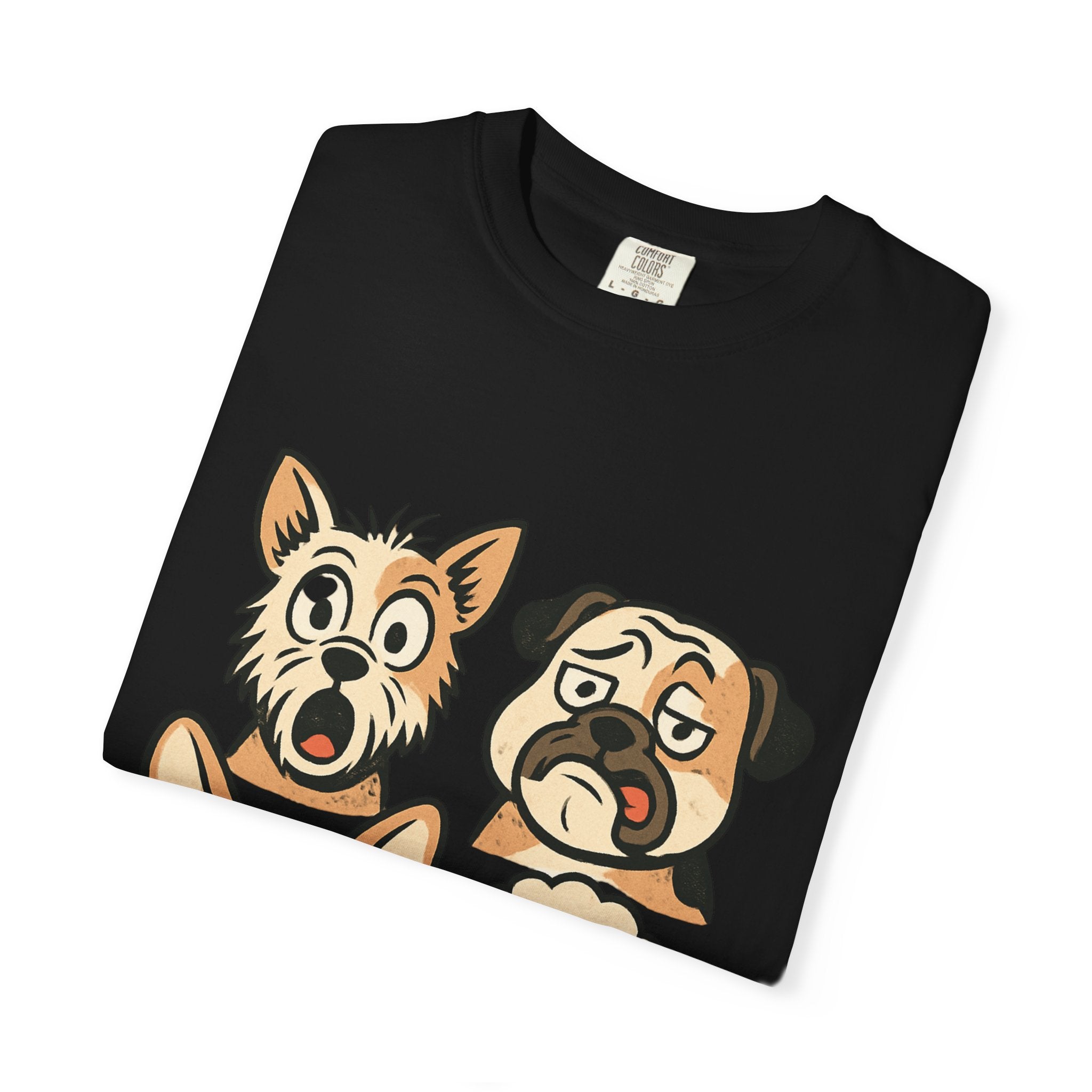 Cartoon Dog Faces T-Shirt