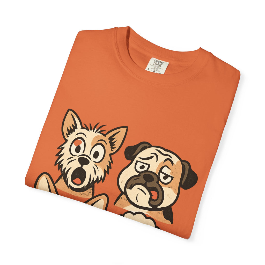 Cartoon Dog Faces T-Shirt