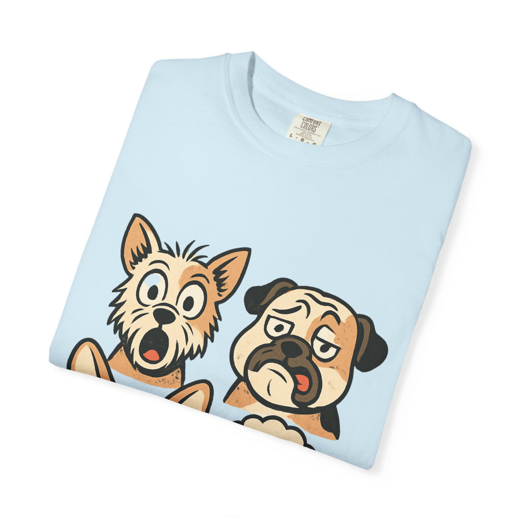 Cartoon Dog Faces T-Shirt