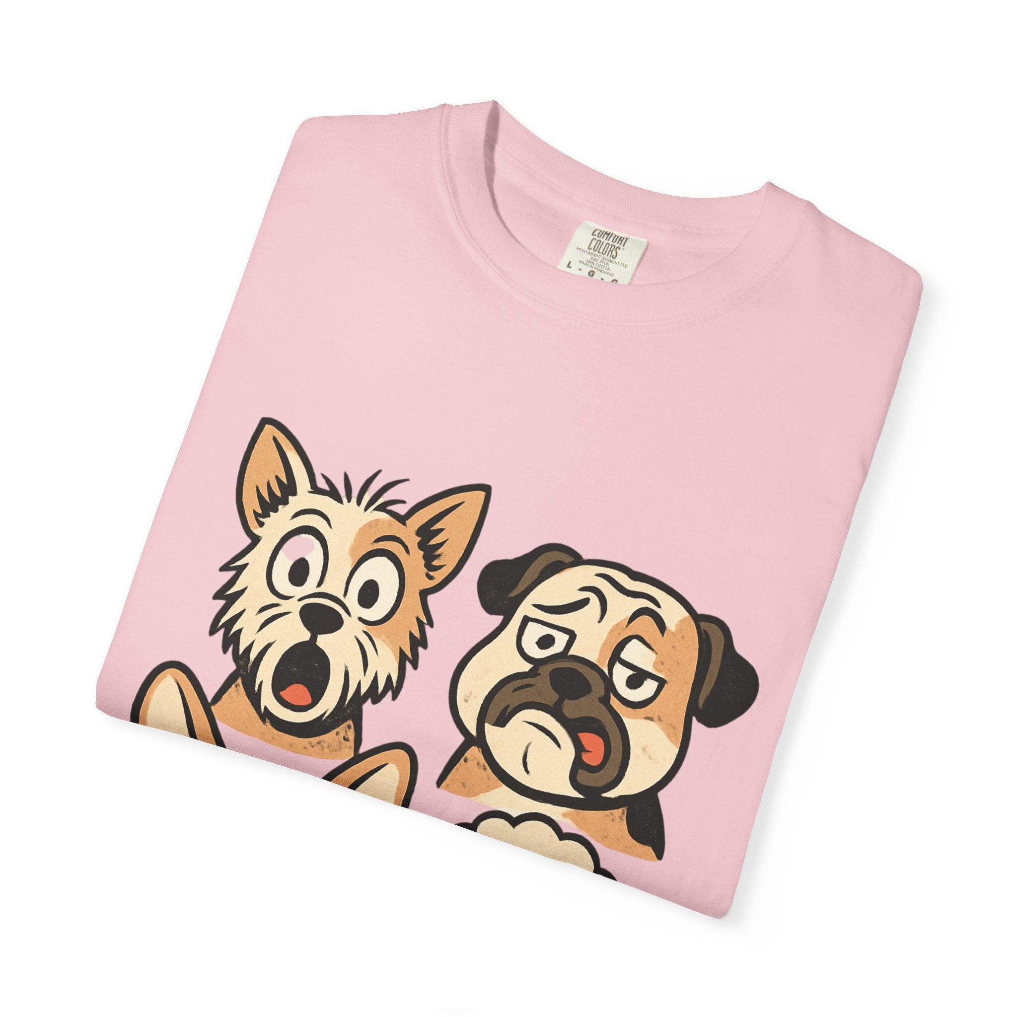 Cartoon Dog Faces T-Shirt
