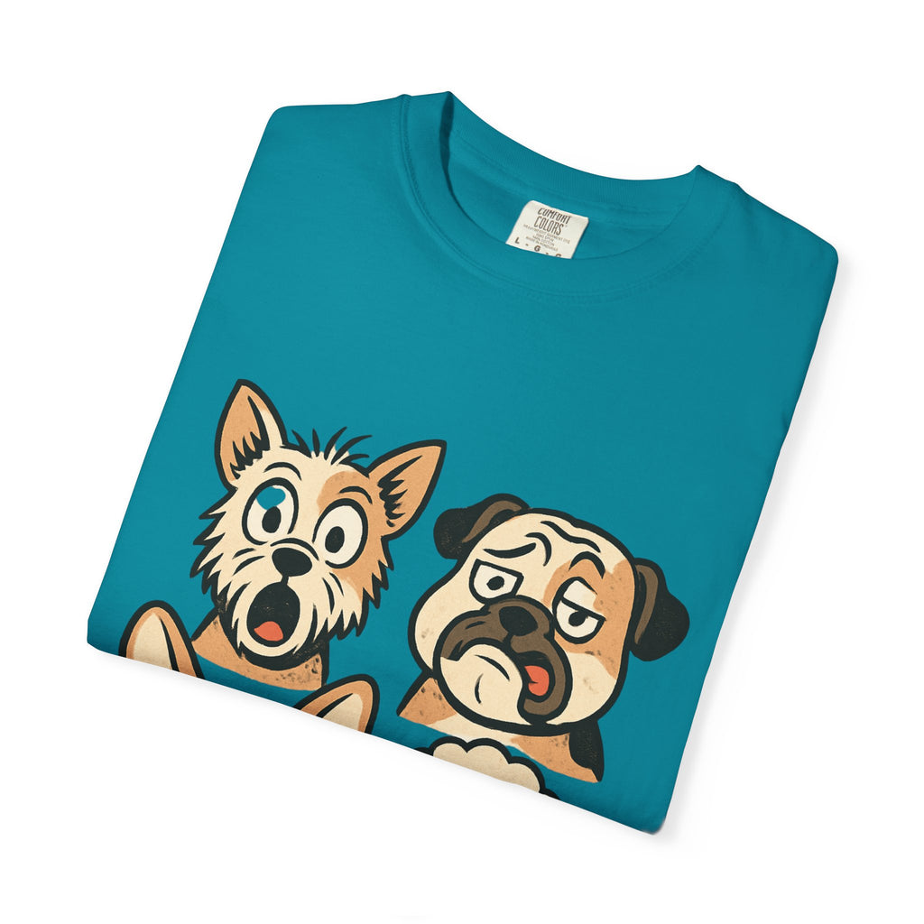 Cartoon Dog Faces T-Shirt