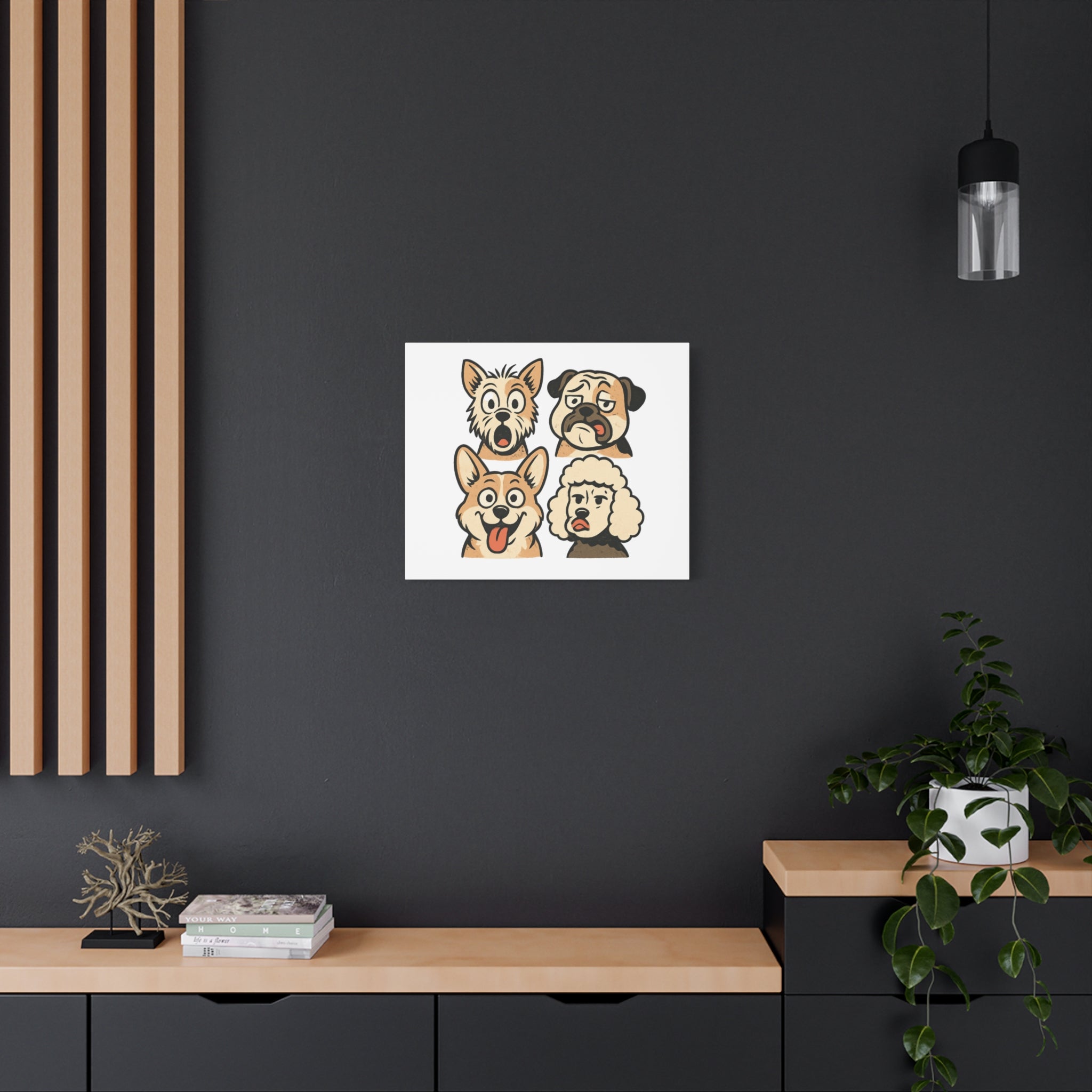 Canvas Print - Dog Faces Wall Art