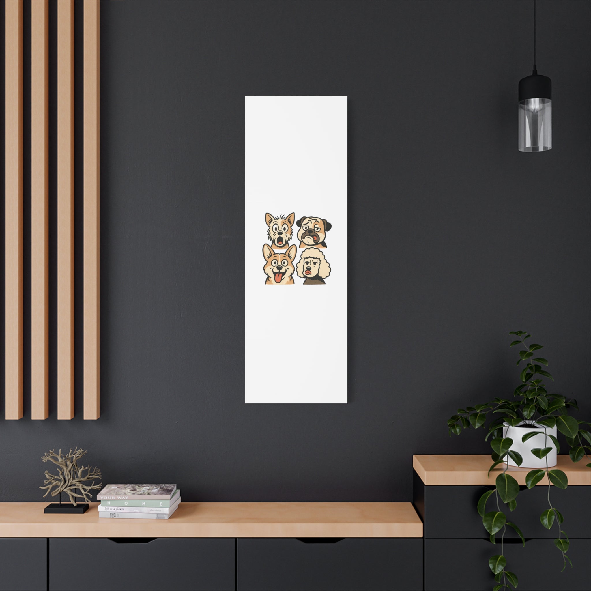 Canvas Print - Dog Faces Wall Art