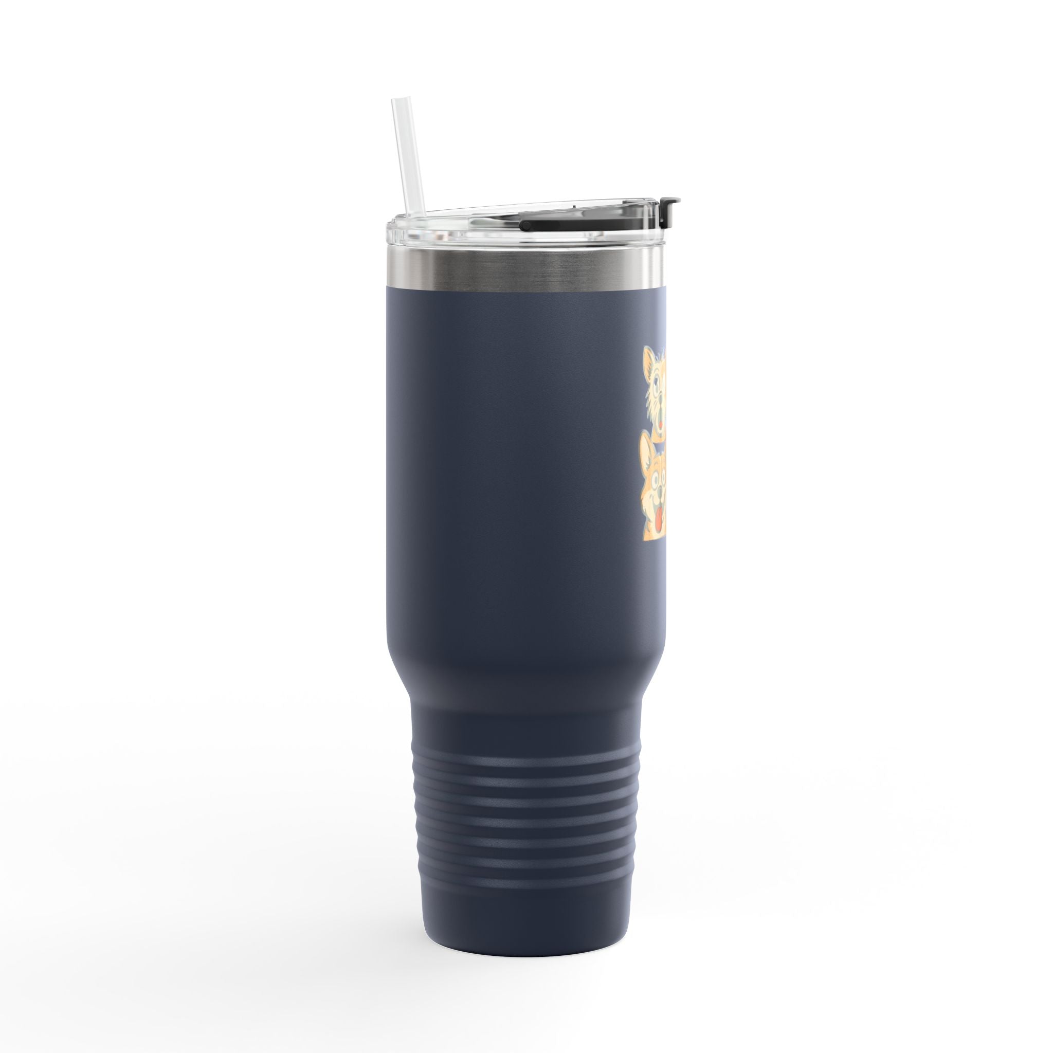 Cute Dog Faces Insulated Travel Mug
