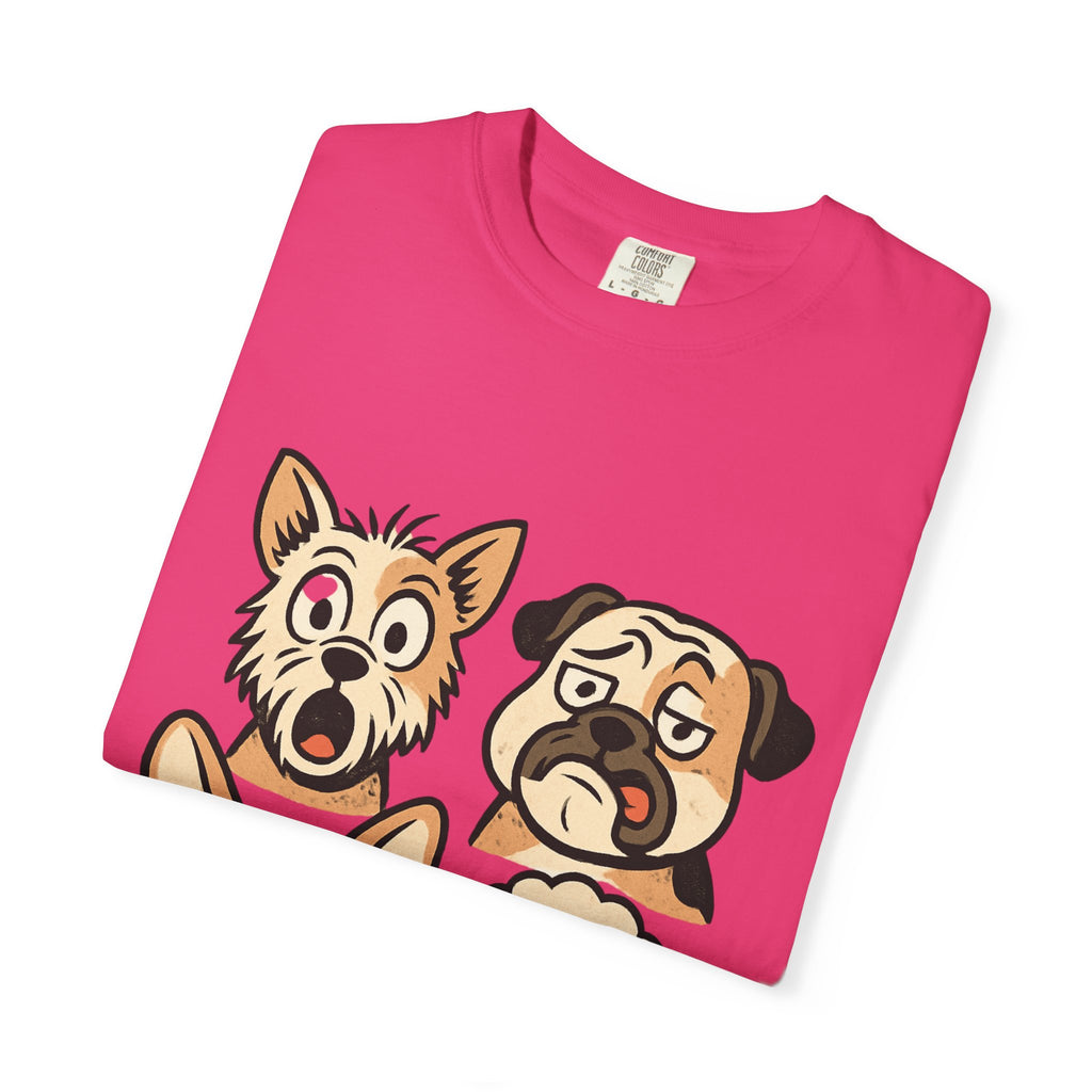 Cartoon Dog Faces T-Shirt