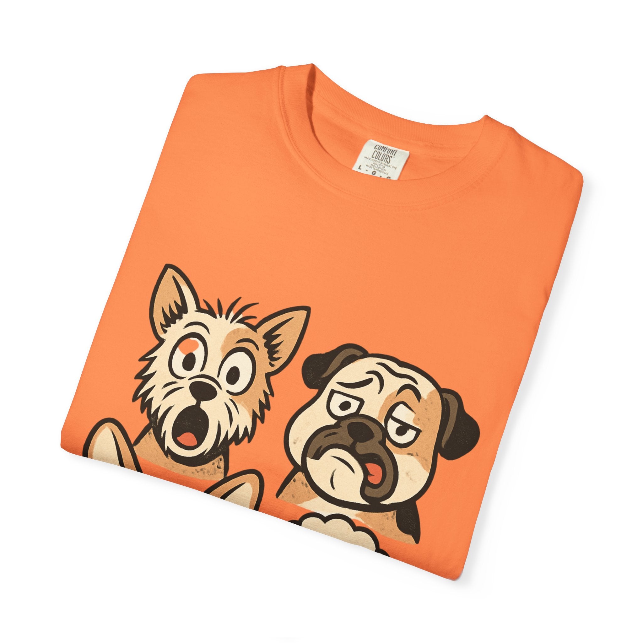 Cartoon Dog Faces T-Shirt