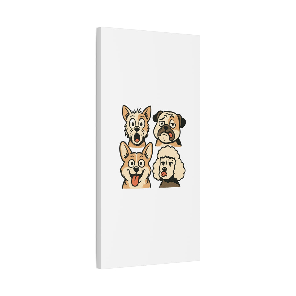 Canvas Print - Dog Faces Wall Art