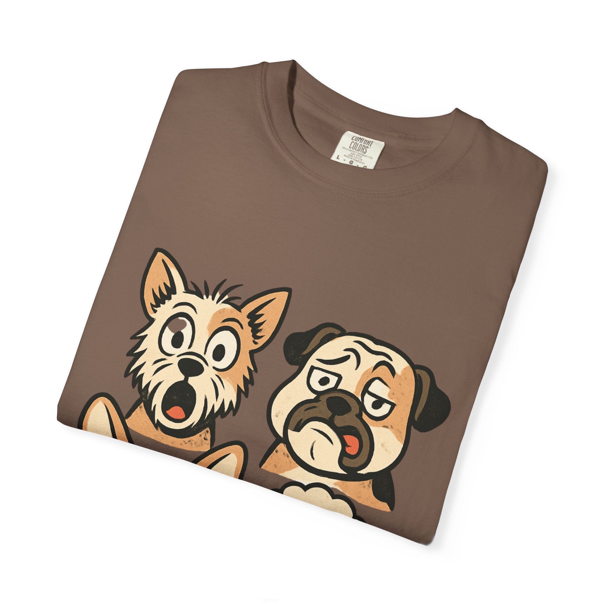 Cartoon Dog Faces T-Shirt