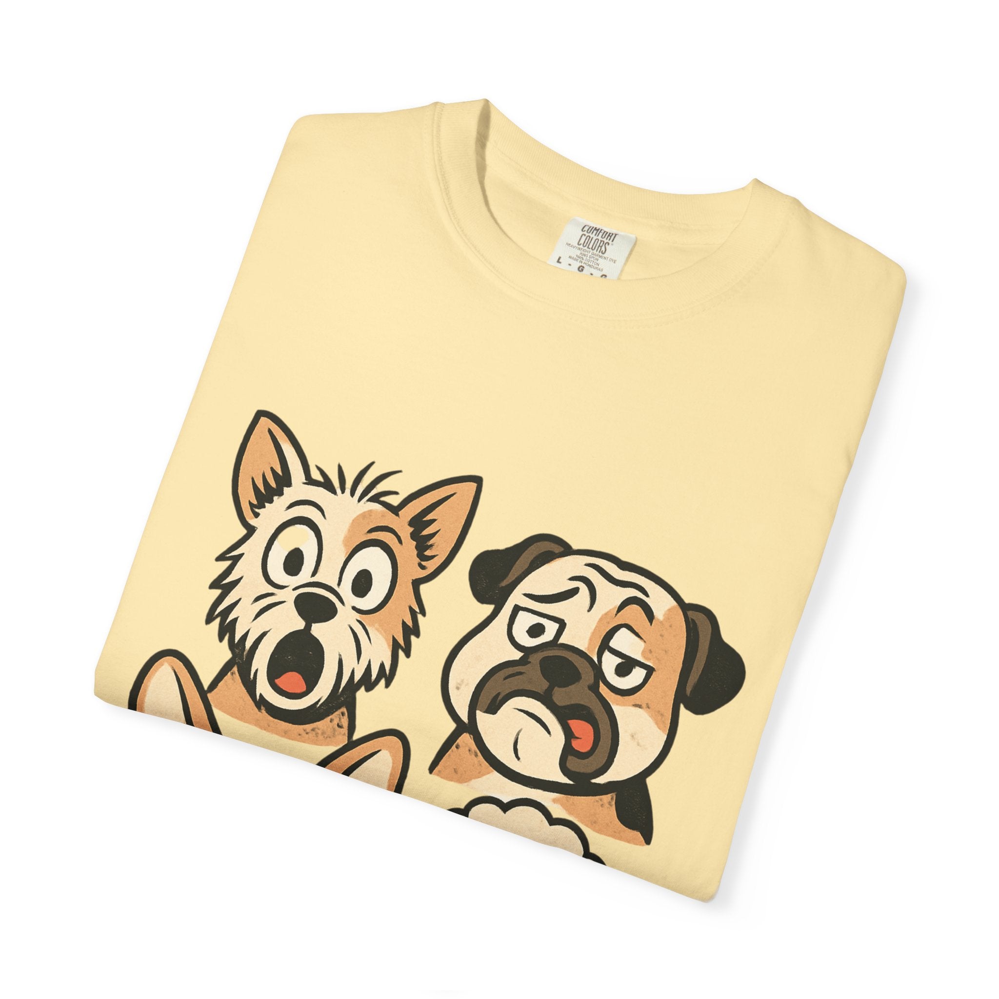 Cartoon Dog Faces T-Shirt