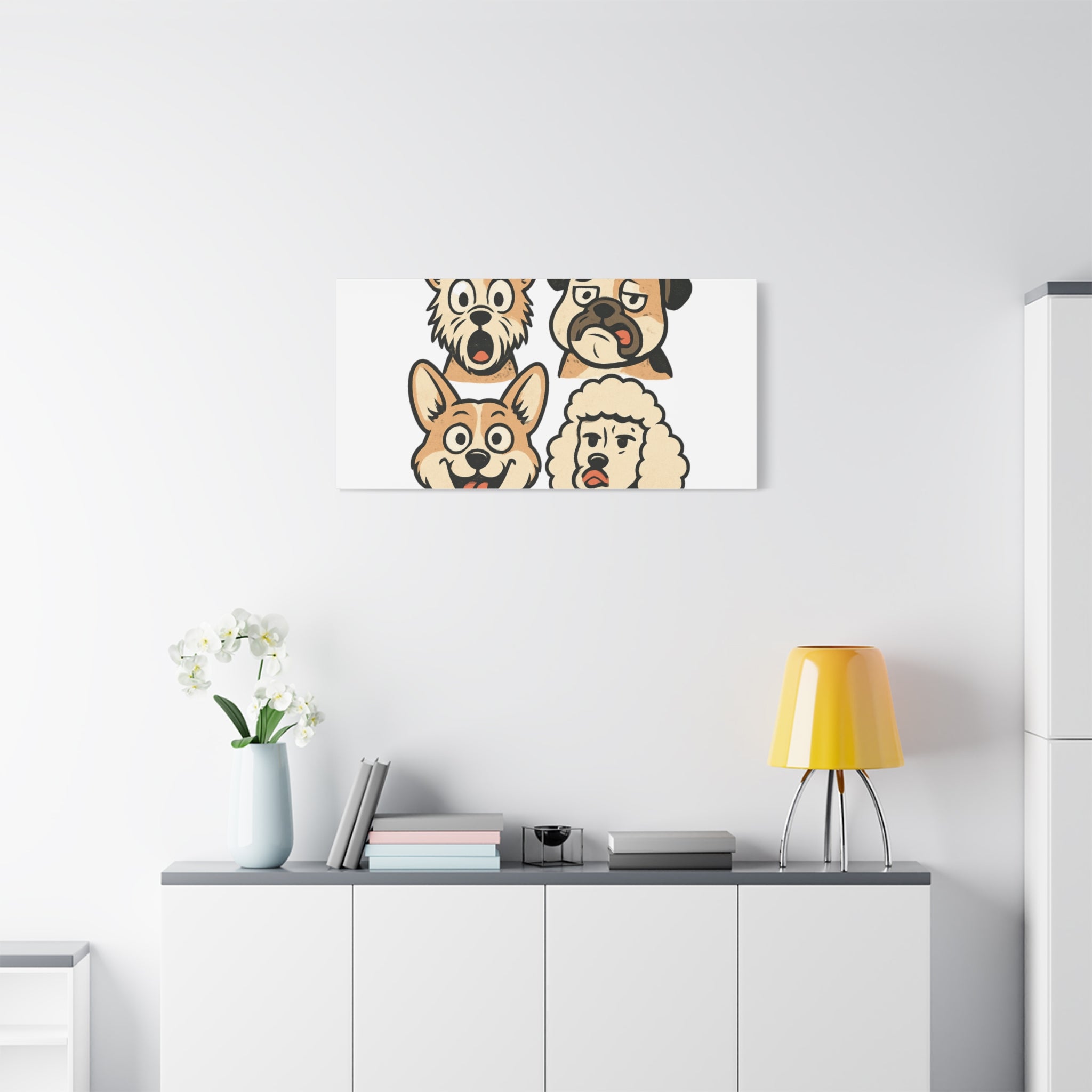 Canvas Print - Dog Faces Wall Art