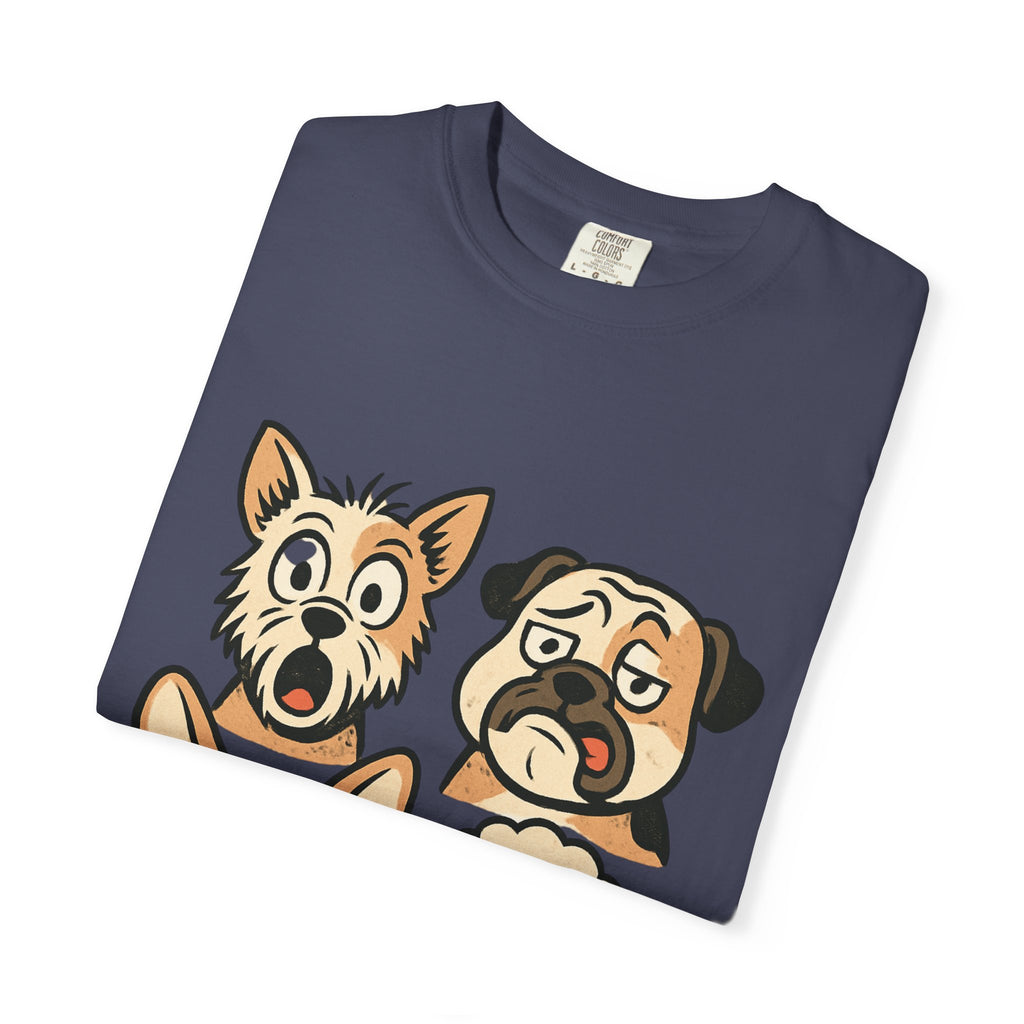 Cartoon Dog Faces T-Shirt