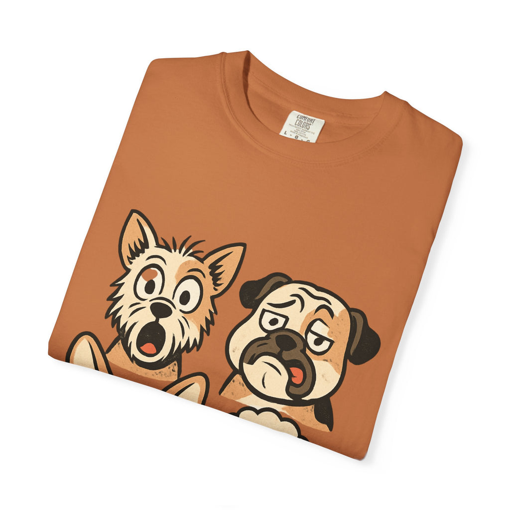 Cartoon Dog Faces T-Shirt