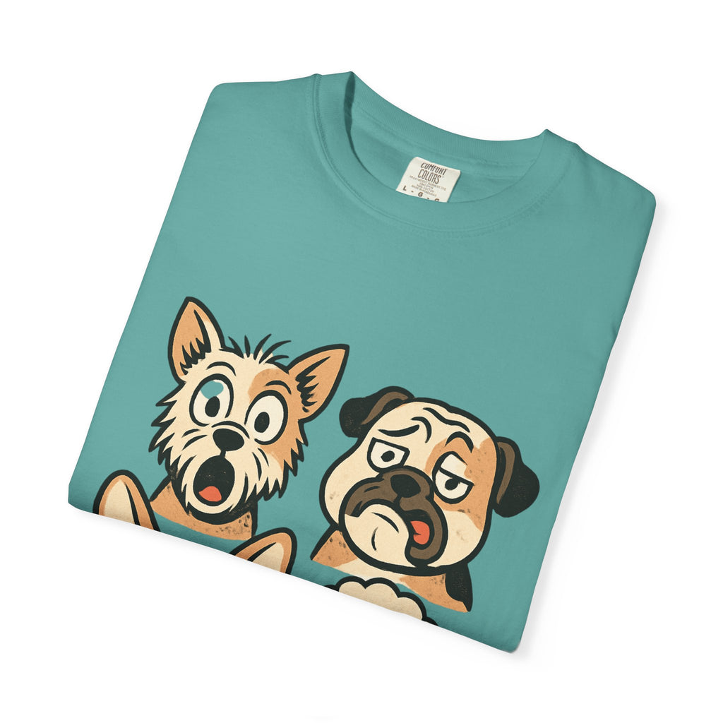 Cartoon Dog Faces T-Shirt