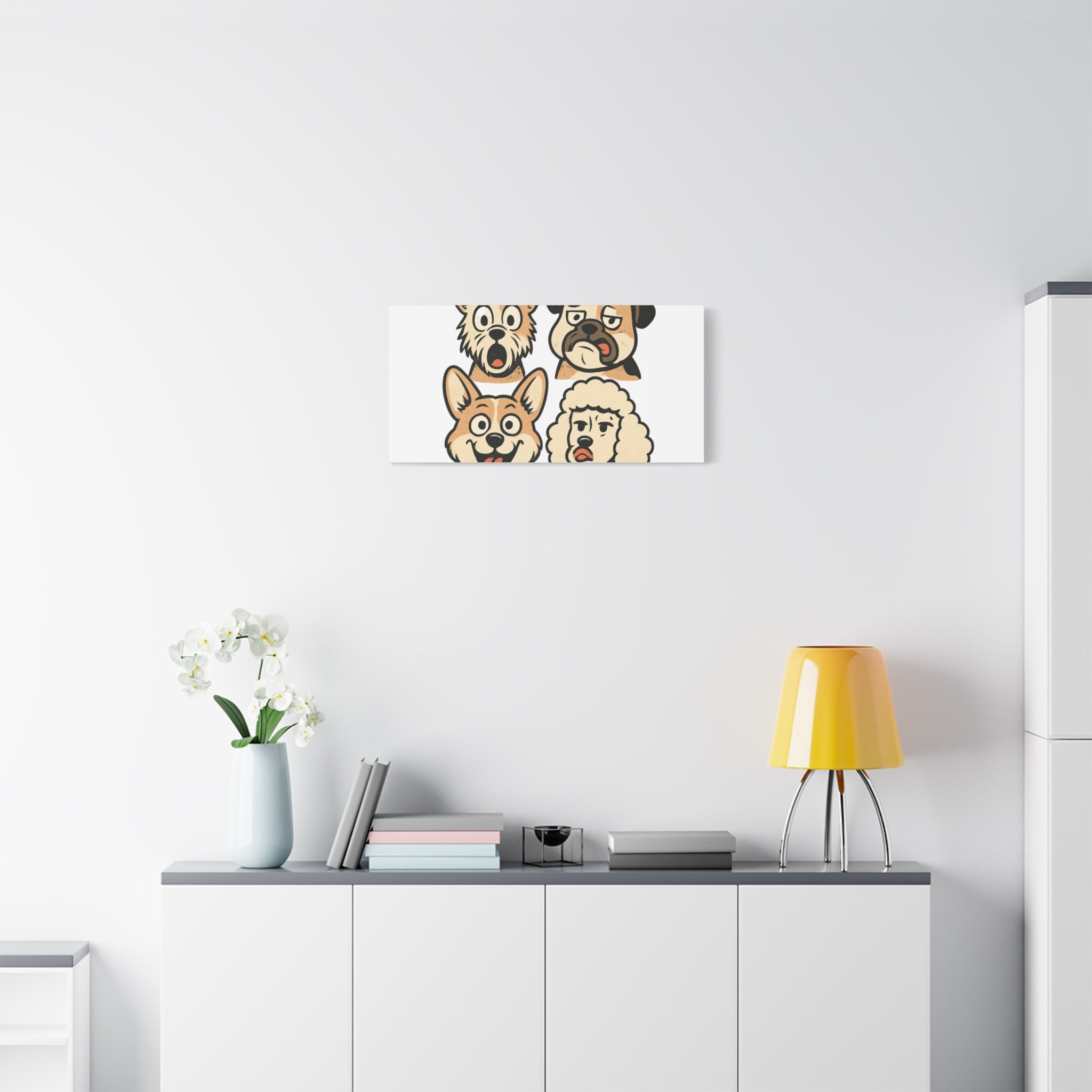 Canvas Print - Dog Faces Wall Art