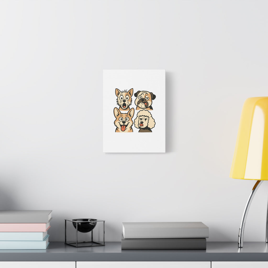 Canvas Print - Dog Faces Wall Art