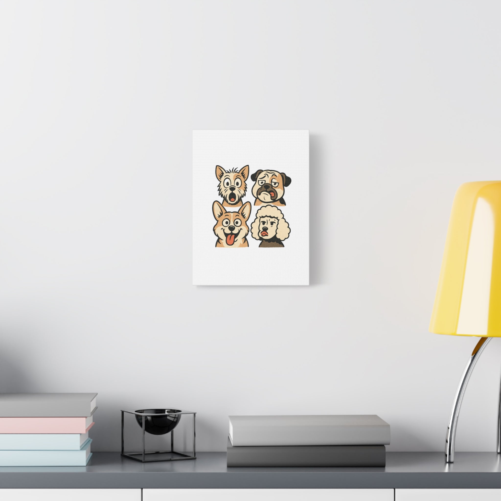 Canvas Print - Dog Faces Wall Art