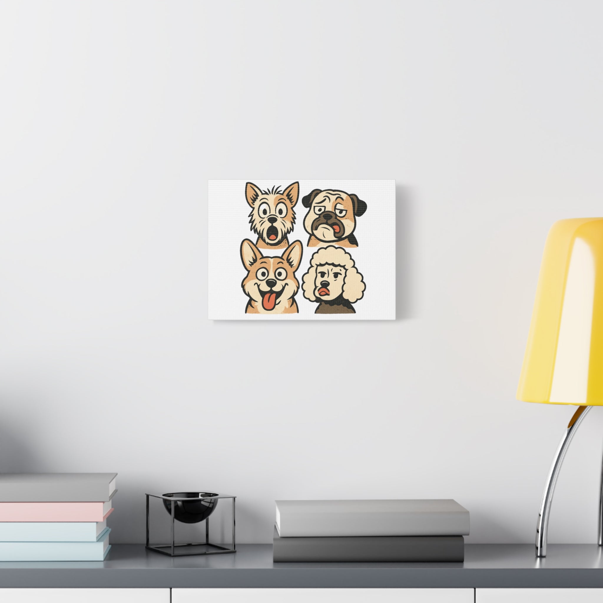 Canvas Print - Dog Faces Wall Art