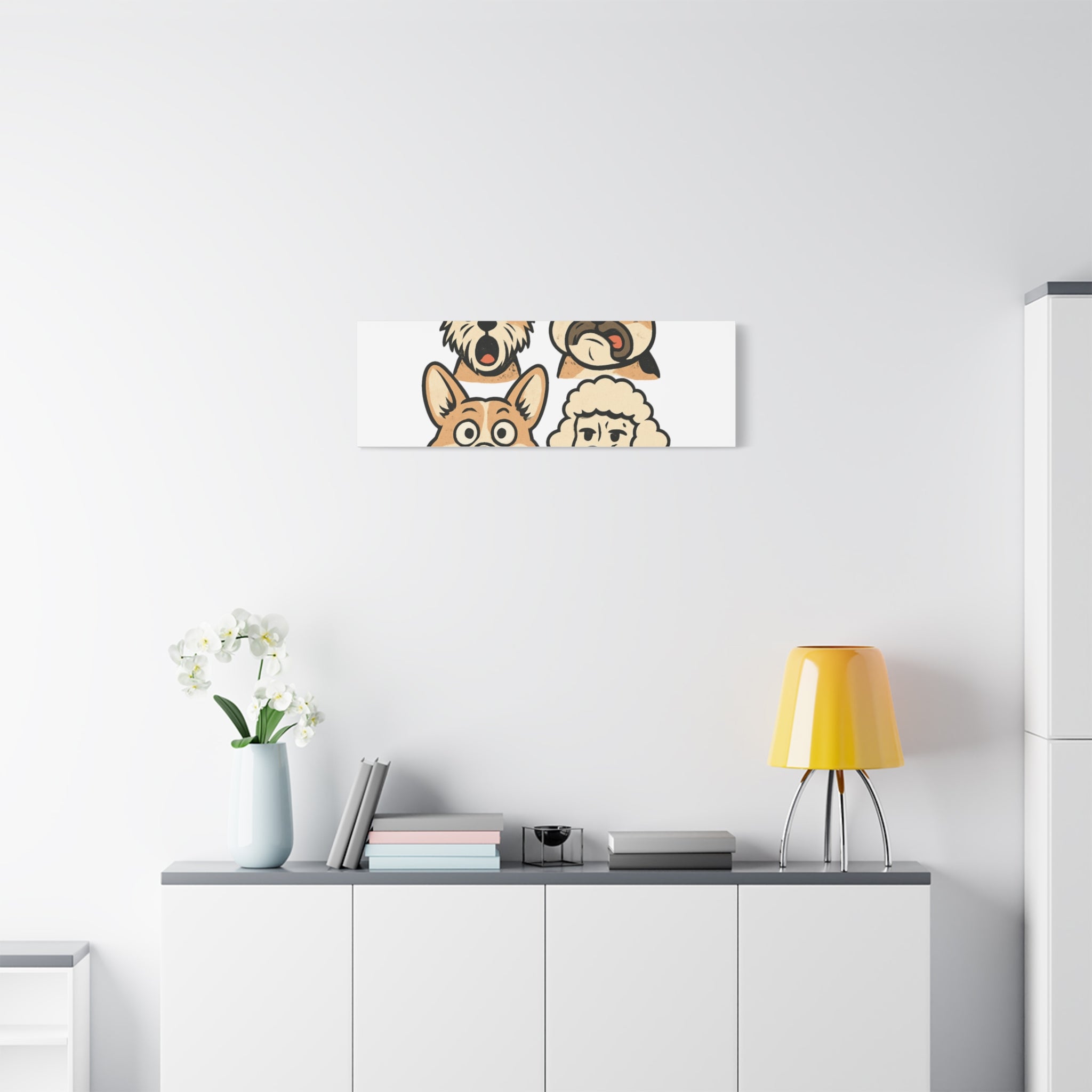 Canvas Print - Dog Faces Wall Art